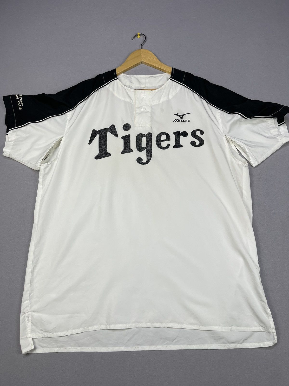 Mizuno Vintage Y2k HANSHIN TIGERS Fans Club Jerseys Size US L / EU 52-54 / 3 - 2 Thumbnail