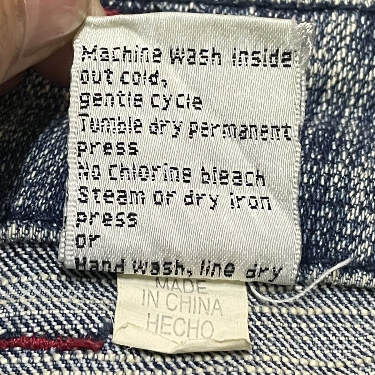 Other Rare Design Vintage Japanese Brand Cache Flared Jeans 2000s Size US 26 / EU 42 - 11 Thumbnail