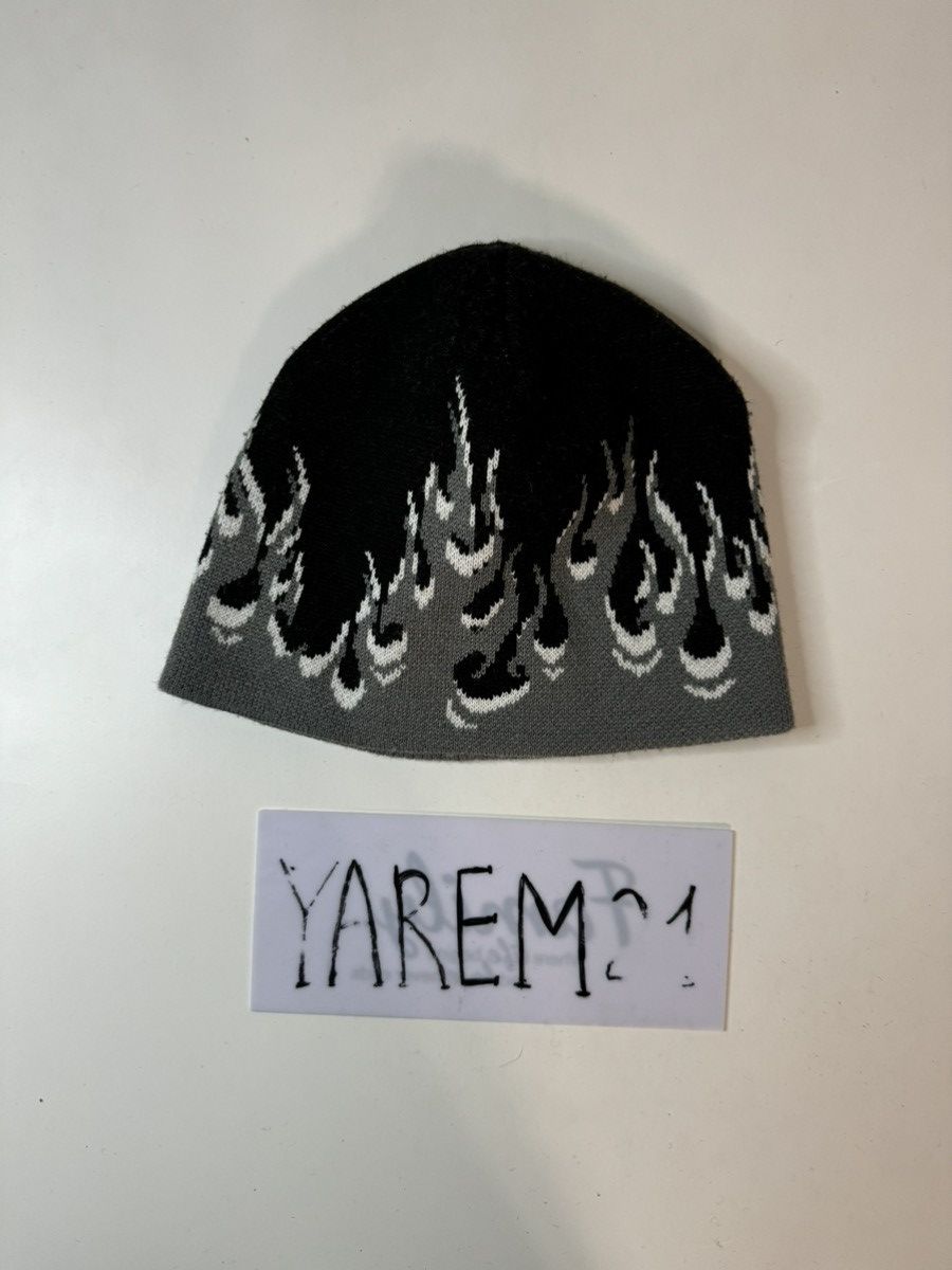 Vintage Fire flame vintage hat cap Size ONE SIZE - 1 Thumbnail