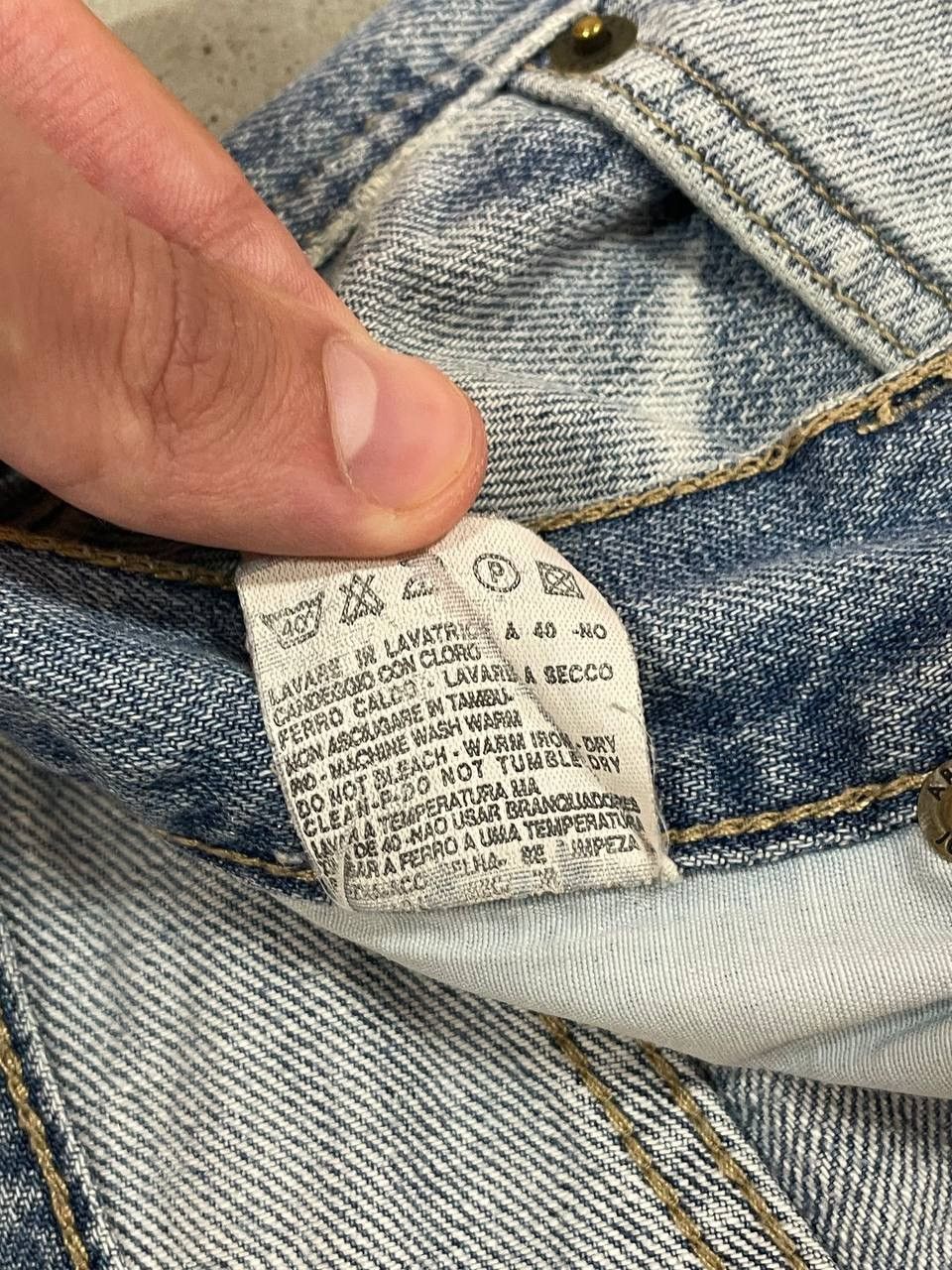 Armani Deconstruct Vintage Armani Jeans Rare Design Size US 33 - 16 Thumbnail