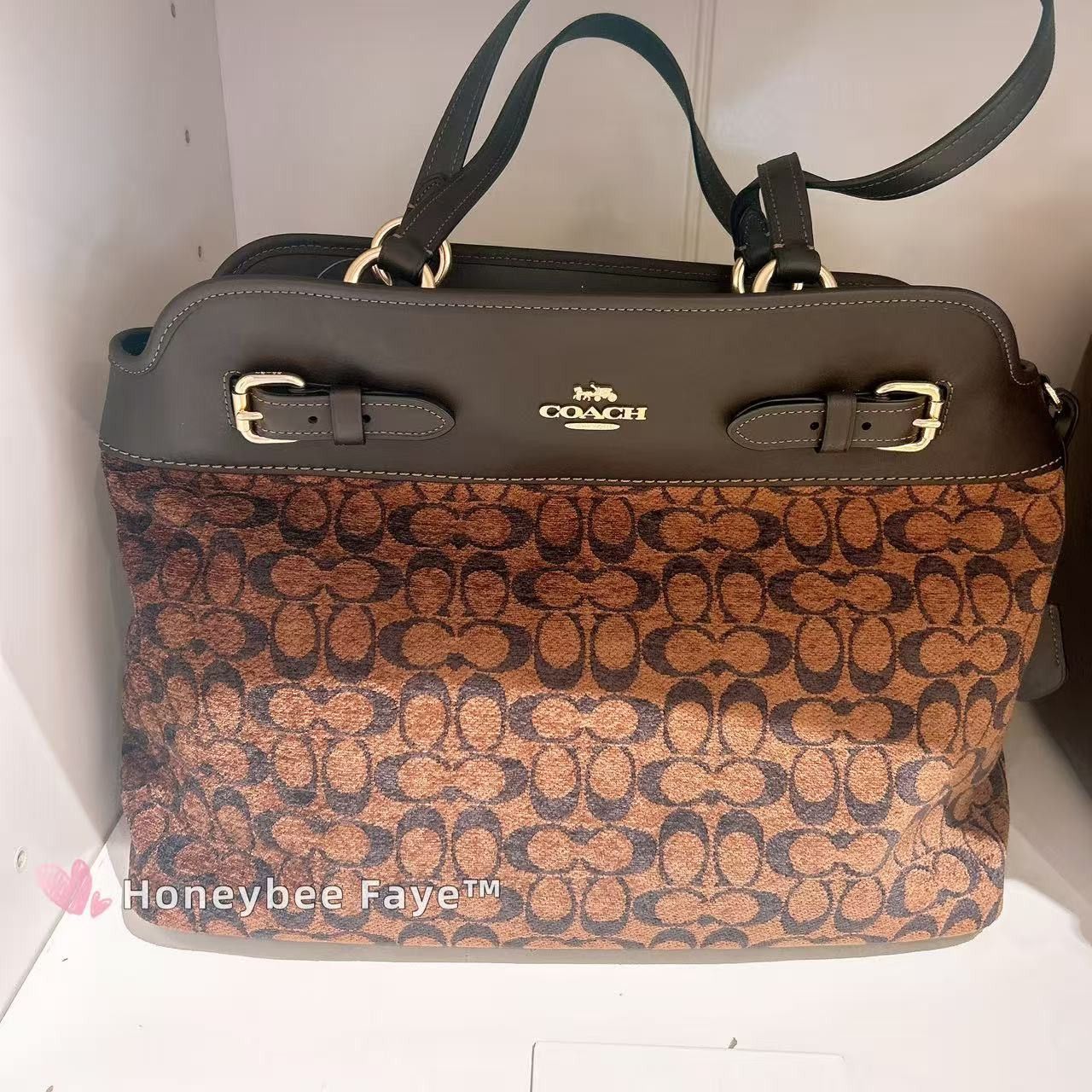 Coach Nwt Coach Easton Tote Bag In Signature Chenille CCZ08 Size ONE SIZE - 2 Thumbnail