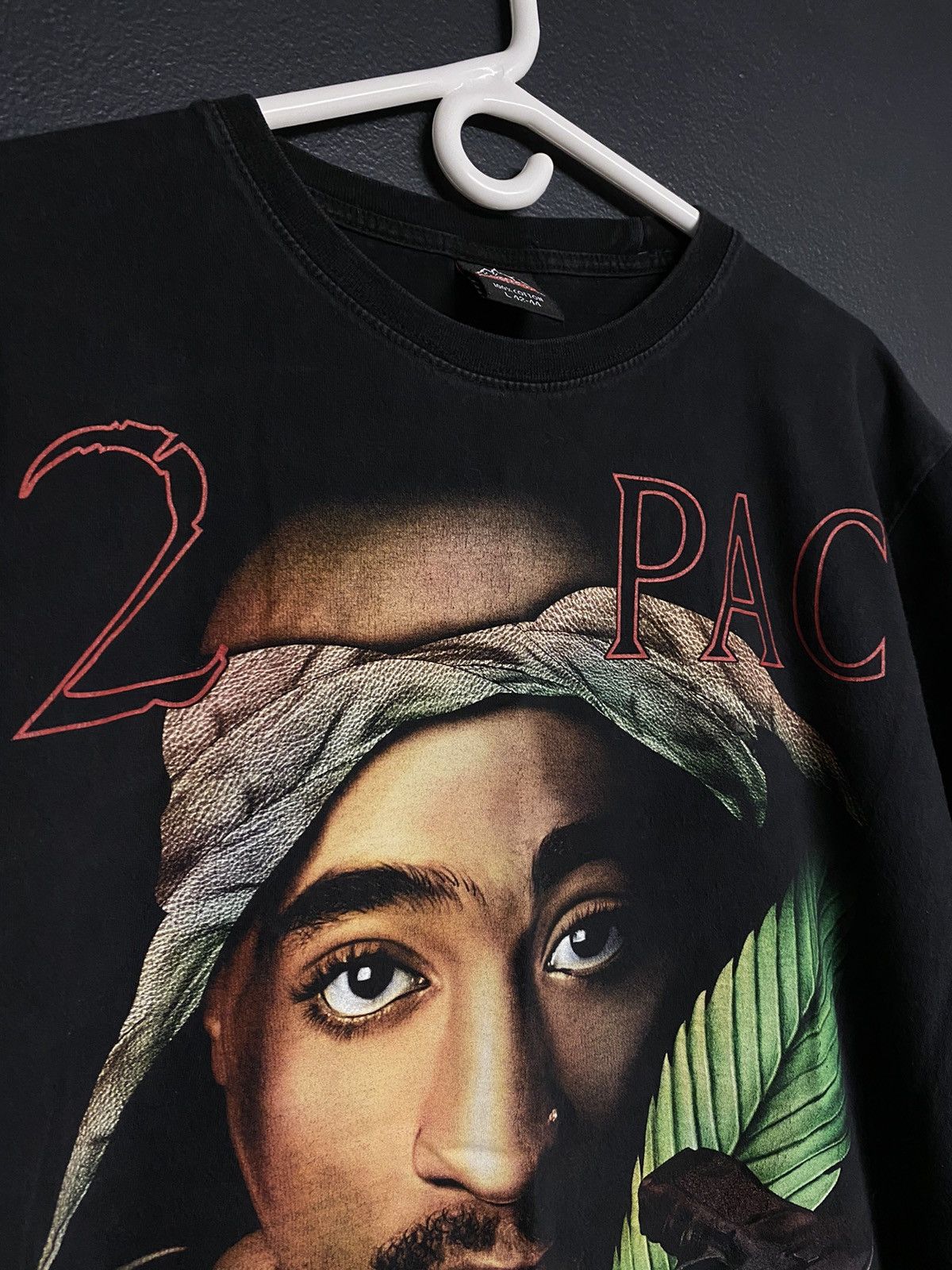 Rap Tees × Vintage Vintage 2Pac Tupac Shakur Out On Bail Tee Shirt Size US L / EU 52-54 / 3 - 4 Thumbnail