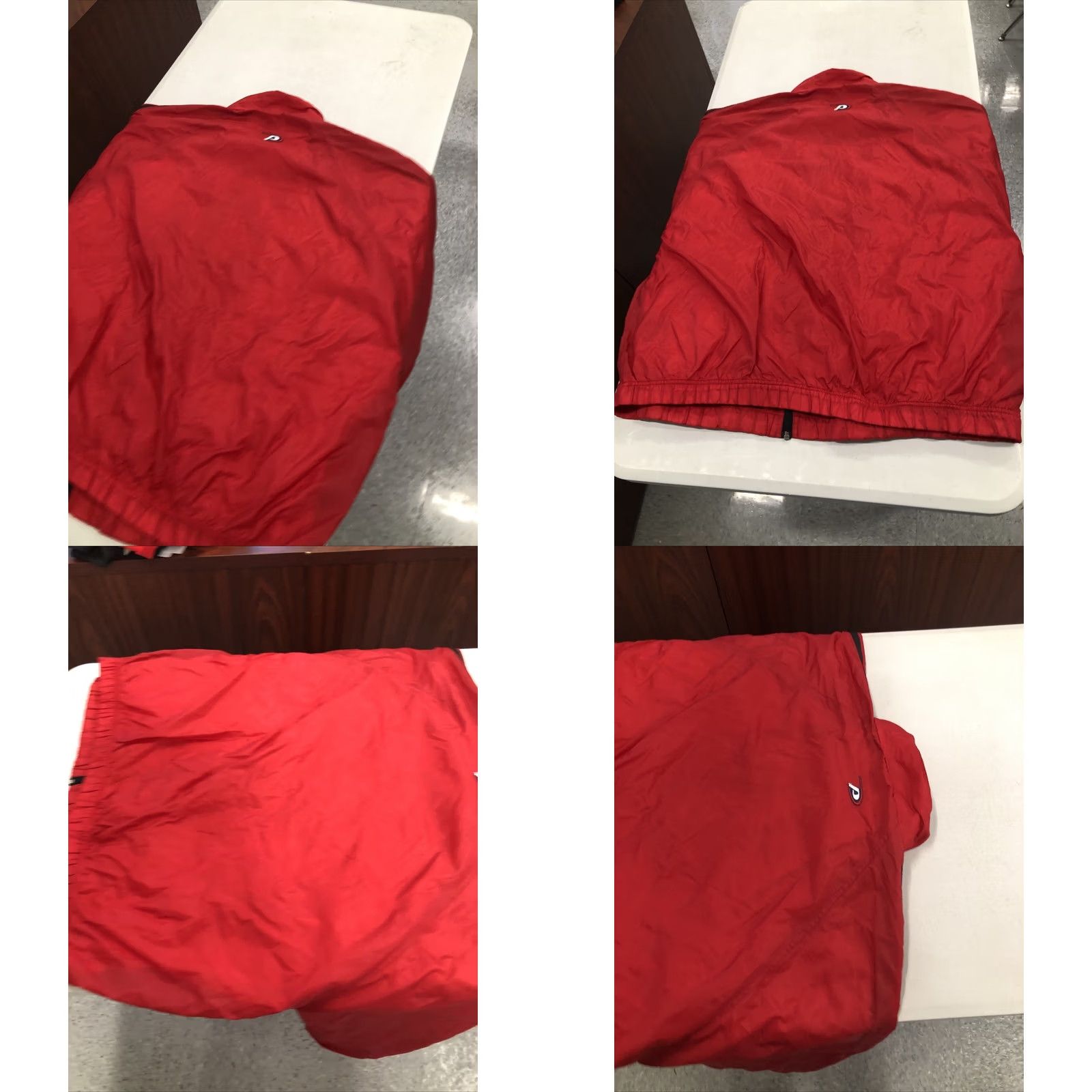 Pro Player VINTAGE Pro-player WISCONSIN BADGERS XL RED LIGHT LINED ZIP JACKET WINDBREAKER Size US XL / EU 56 / 4 - 8 Thumbnail