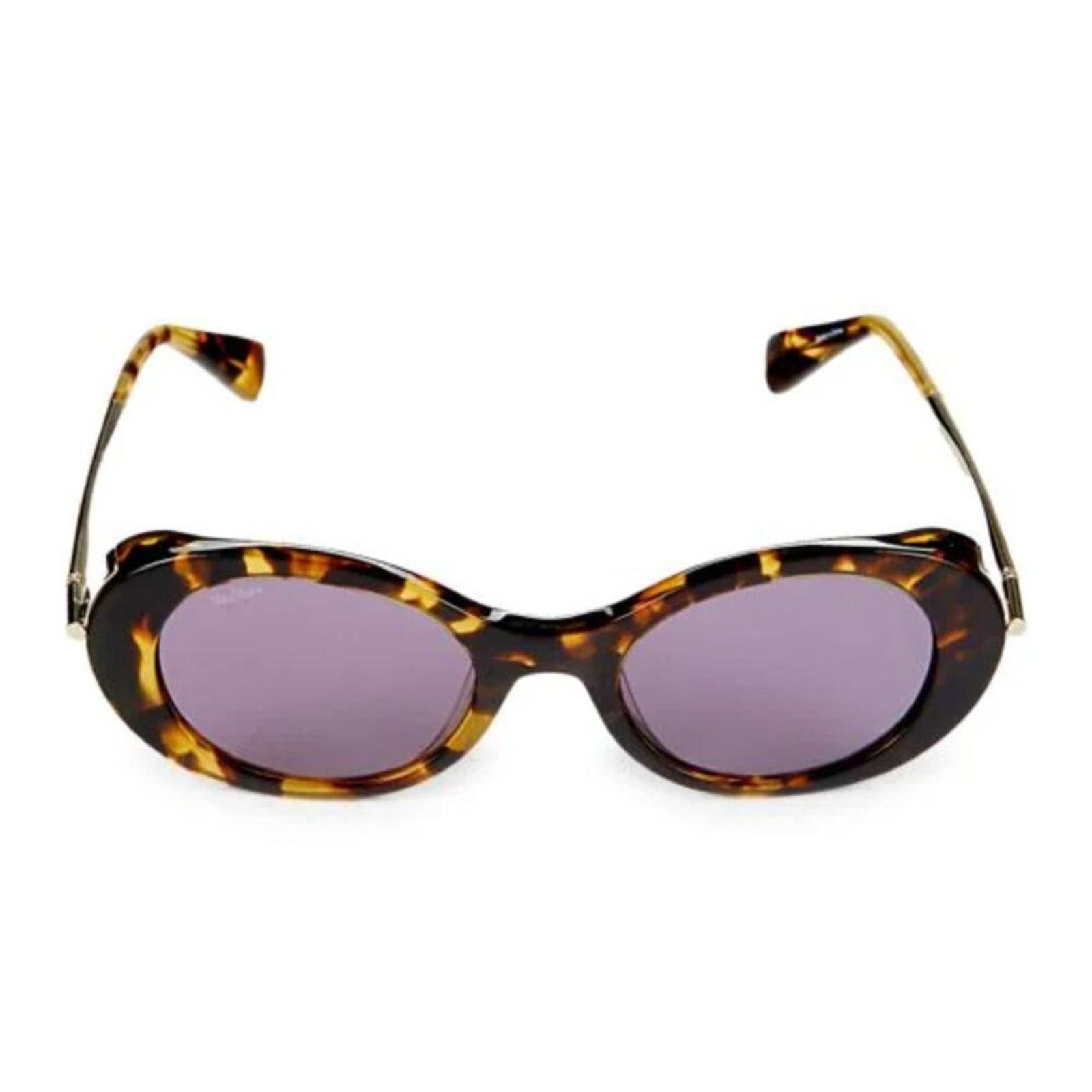 Max Mara Max Mara 51MM Oval Sunglasses Size ONE SIZE - 1 Thumbnail