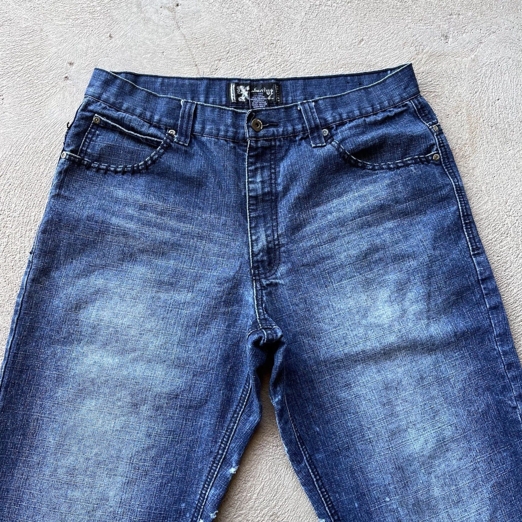 Southpole VINTAGE Southpole Jeans 36x30 Blue Baggy Loose Denim Wide-Leg 90s Grunge Comfort Mens Size US 36 / EU 52 - 2 Thumbnail