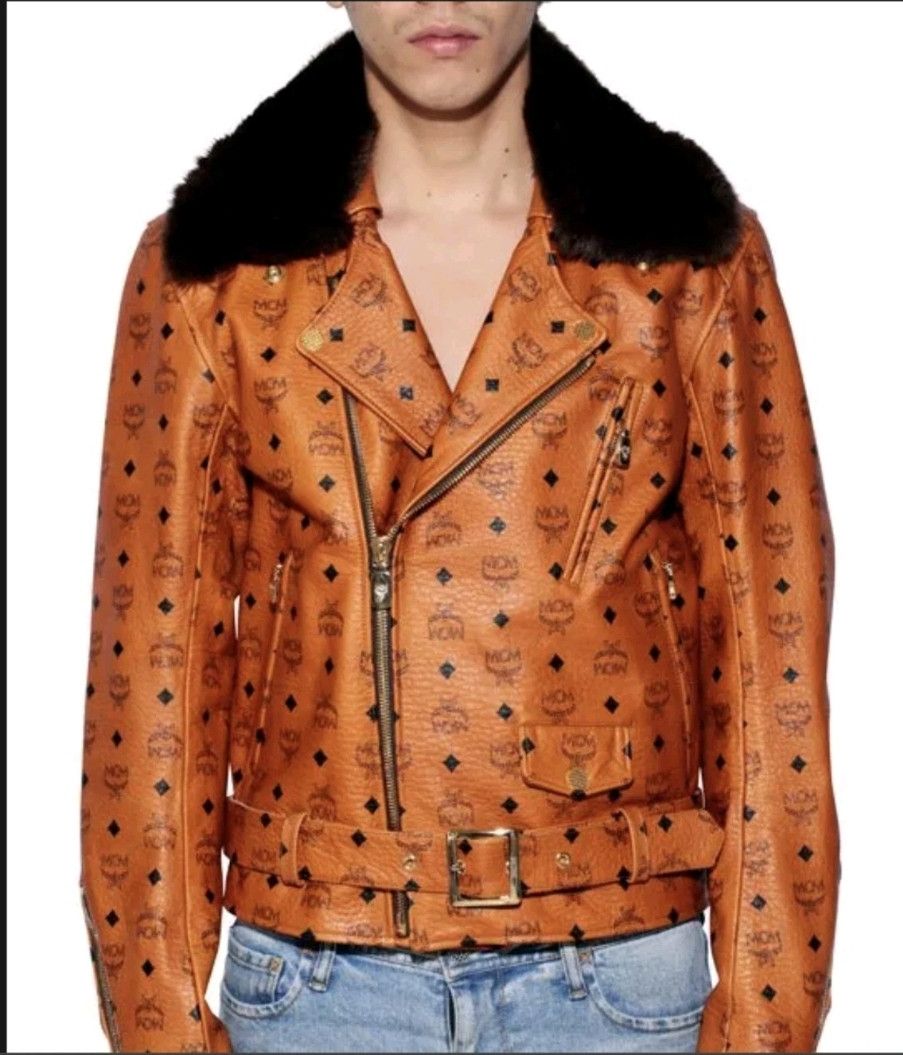 MCM Very Rare Authentic McM x PheNoMeNoN Leather Jacket Size US XXS / EU 40 - 1 Thumbnail
