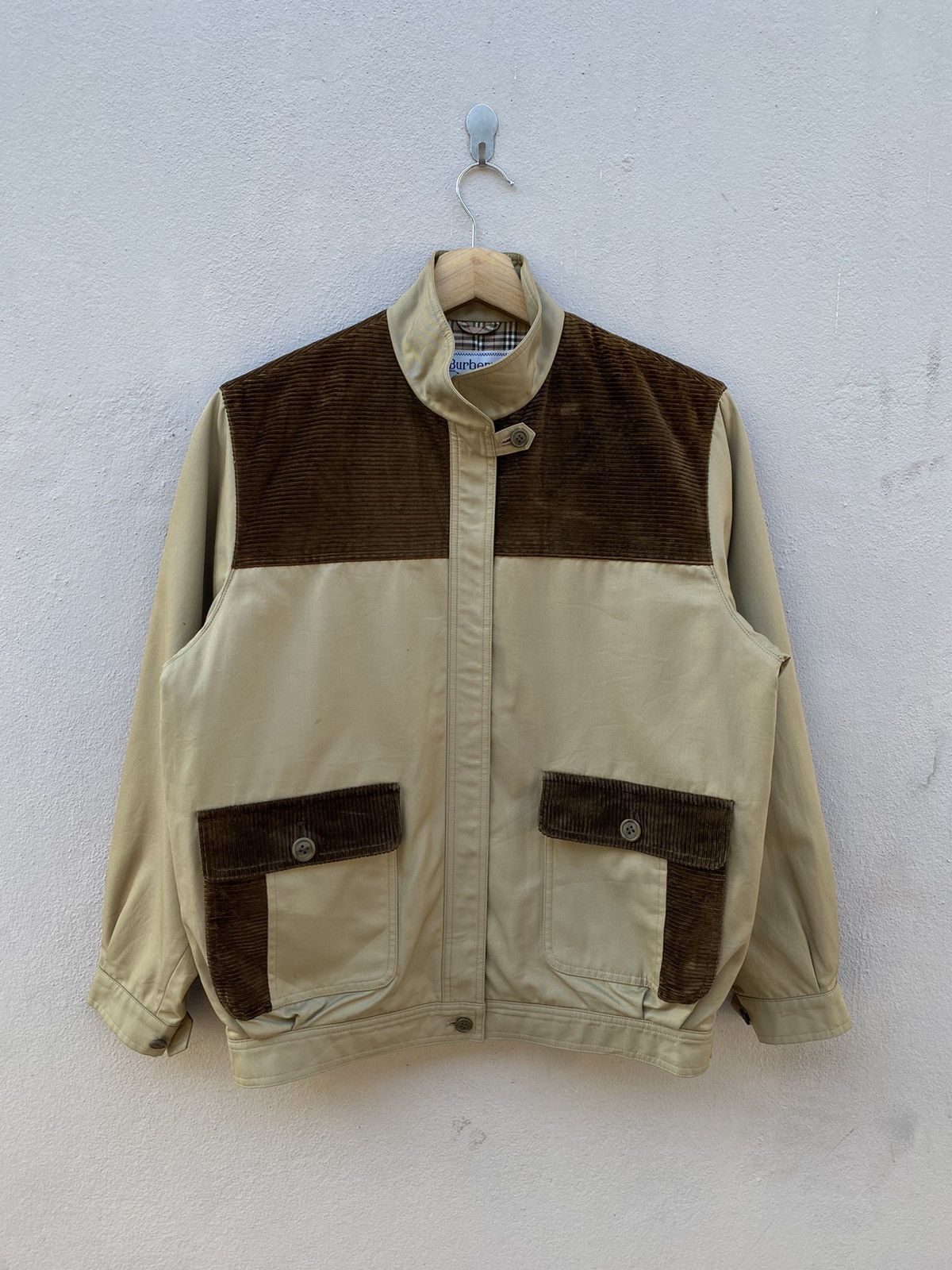 Burberry BURBERRY PRORSUM Padded Corduroy Nova Checkered Rare Jacket Size US M / EU 48-50 / 2 - 2 Thumbnail