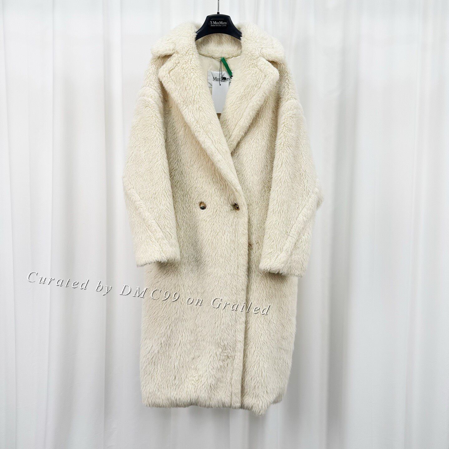 Max Mara Maxmara White Teddy Coat Size S / US 4 / IT 40 - 1 Thumbnail