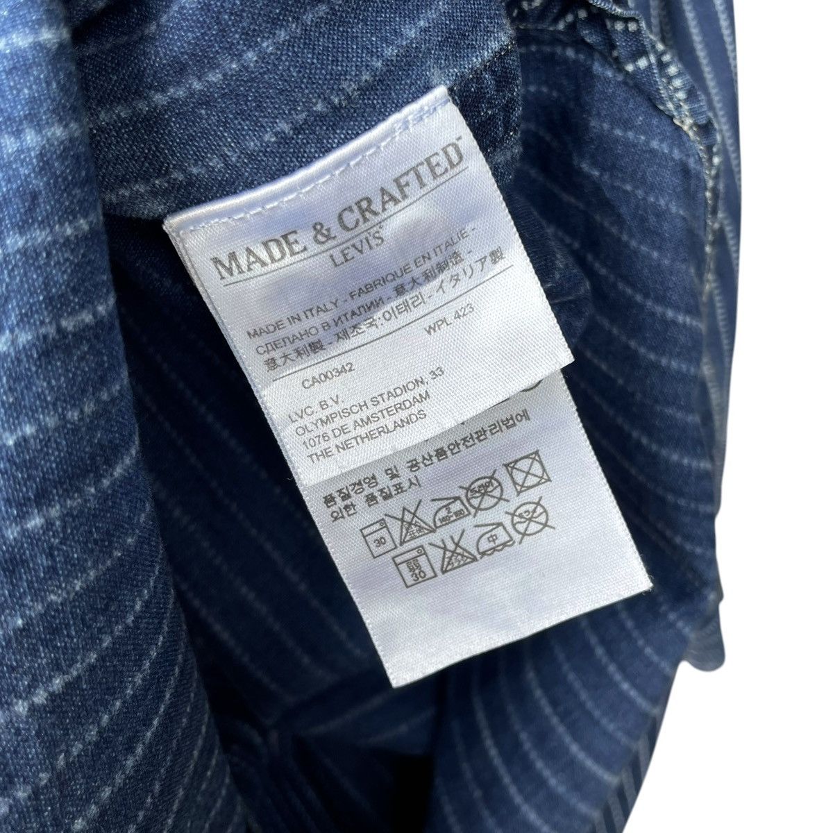 Levi's Made & Crafted Levi’s Strauss Made & Crafted Wabash Indigo Casual Shirt Size US M / EU 48-50 / 2 - 11 Thumbnail