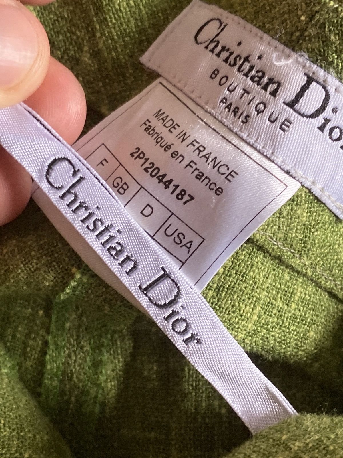Dior SS2002 Christian Dior John Galliano Linen Blend Pant Size US 34 / EU 50 - 10 Thumbnail