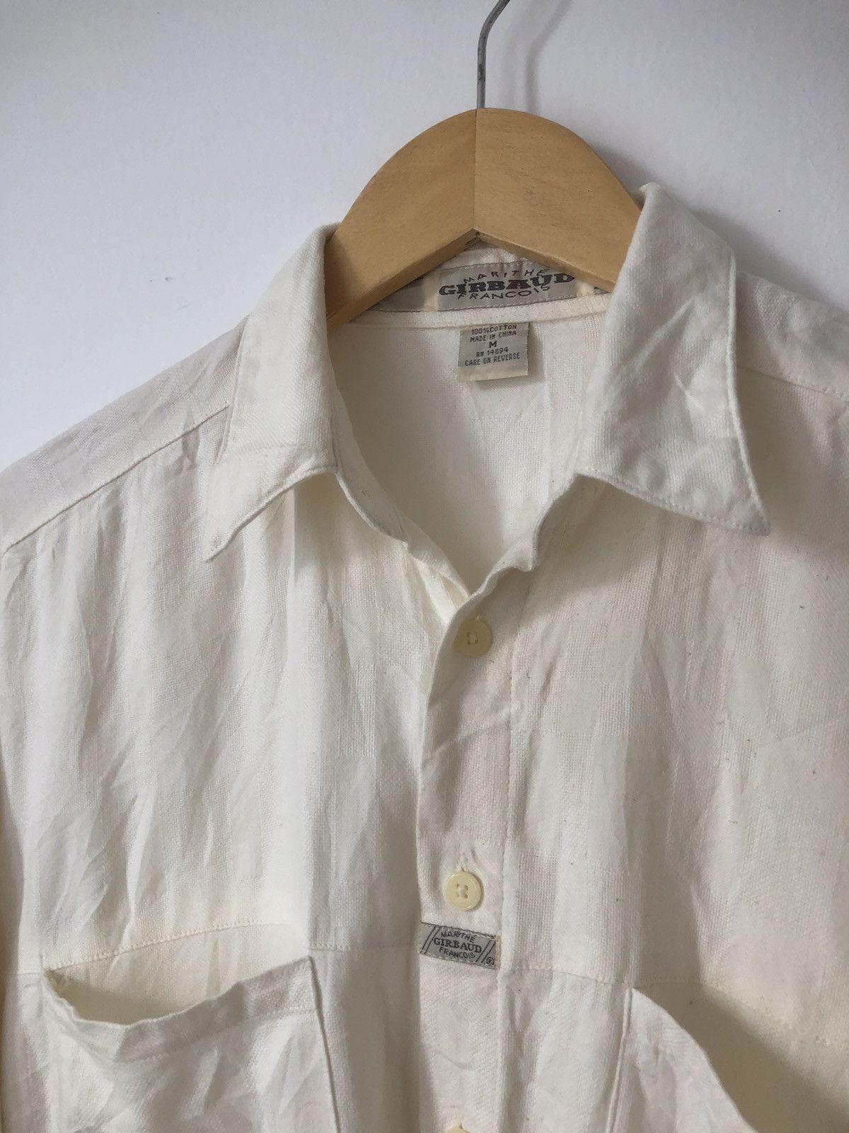 Marithe + Francois Girbaud White shirt Size US M / EU 48-50 / 2 - 2 Thumbnail