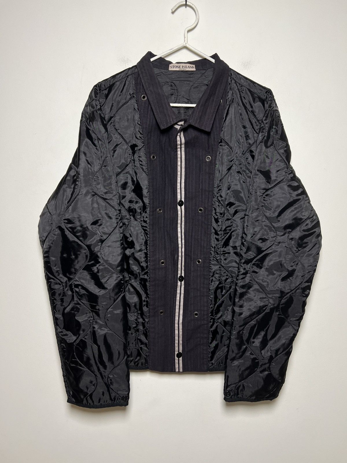 Stone Island stone island y2k quilted liner bomber jacket Size US L / EU 52-54 / 3 - 3 Thumbnail