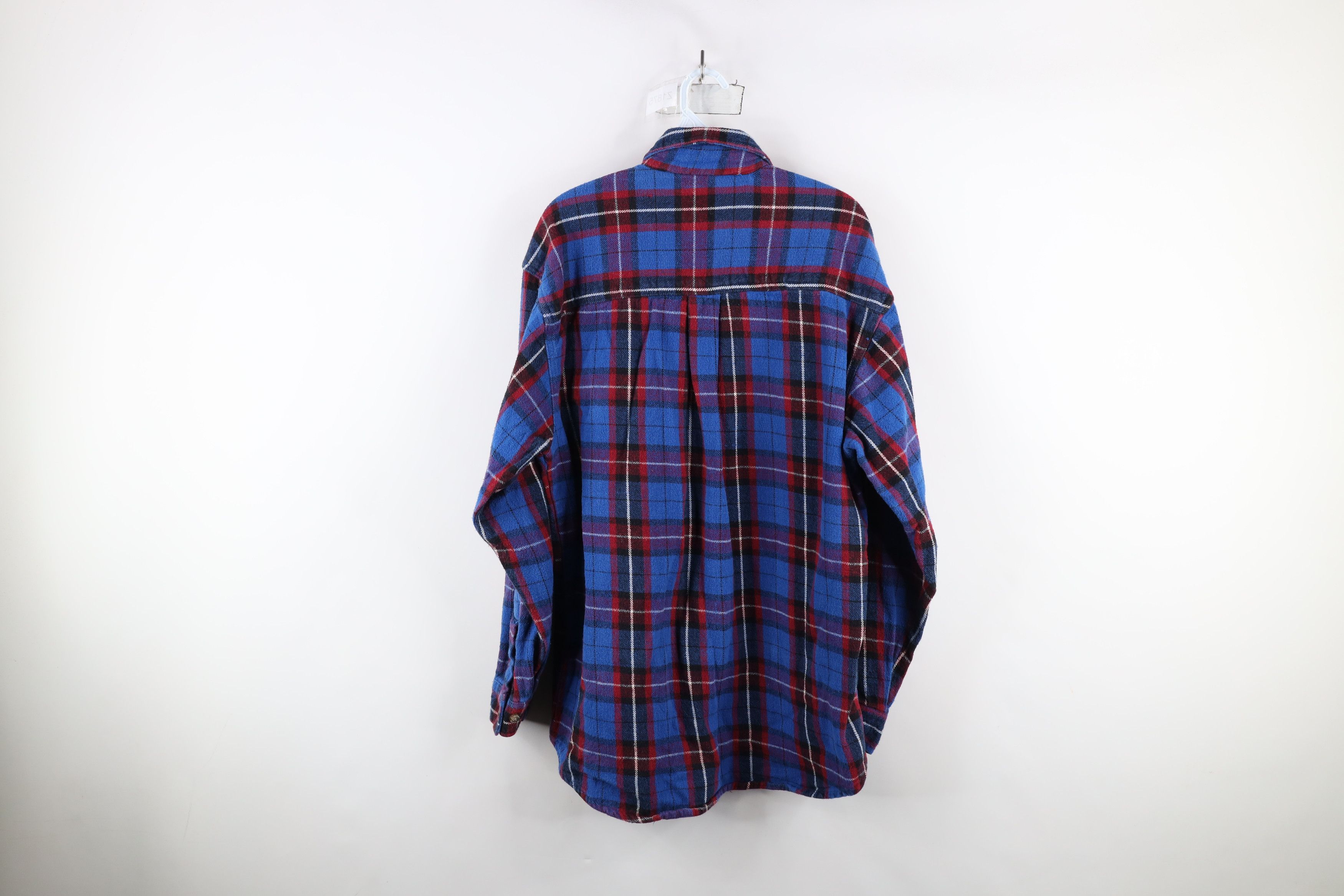 Vintage Vintage 90s Streetwear Heavyweight Flannel Button Shirt Size US L / EU 52-54 / 3 - 8 Thumbnail