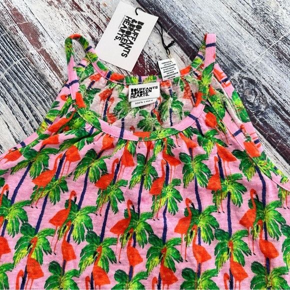 Other NWT “Bouffants & Broken Hearts” Linen Floral Halter Neck Top Size S / US 4 / IT 40 - 4 Thumbnail