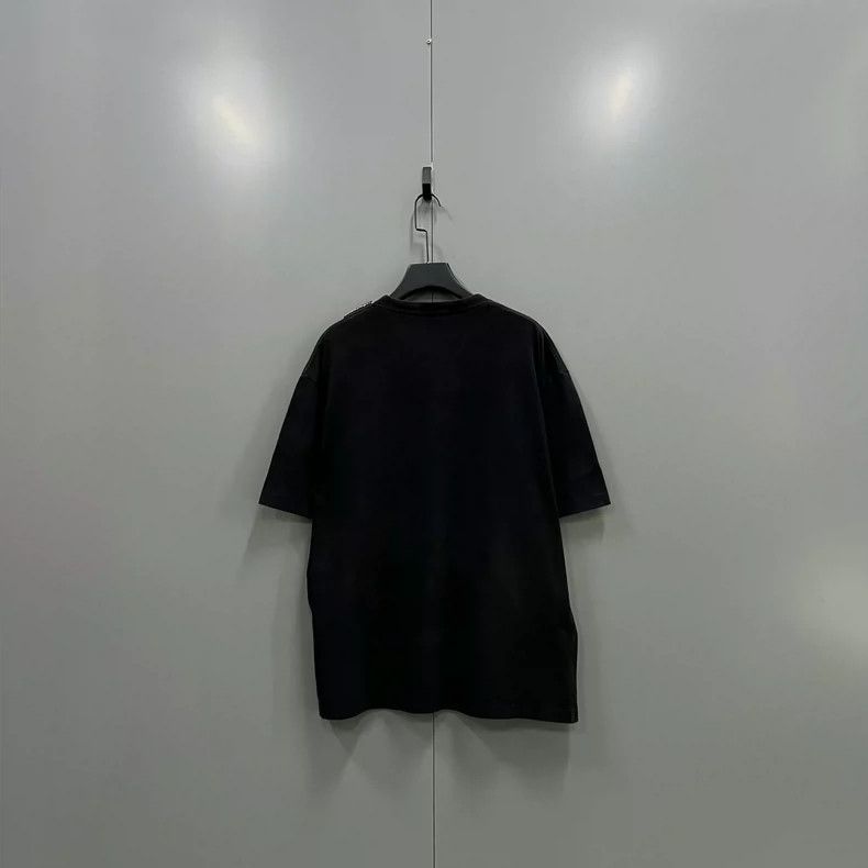 Balenciaga Balenciaga Black Label Logo Short Sleeve Size US XL / EU 56 / 4 - 2 Thumbnail