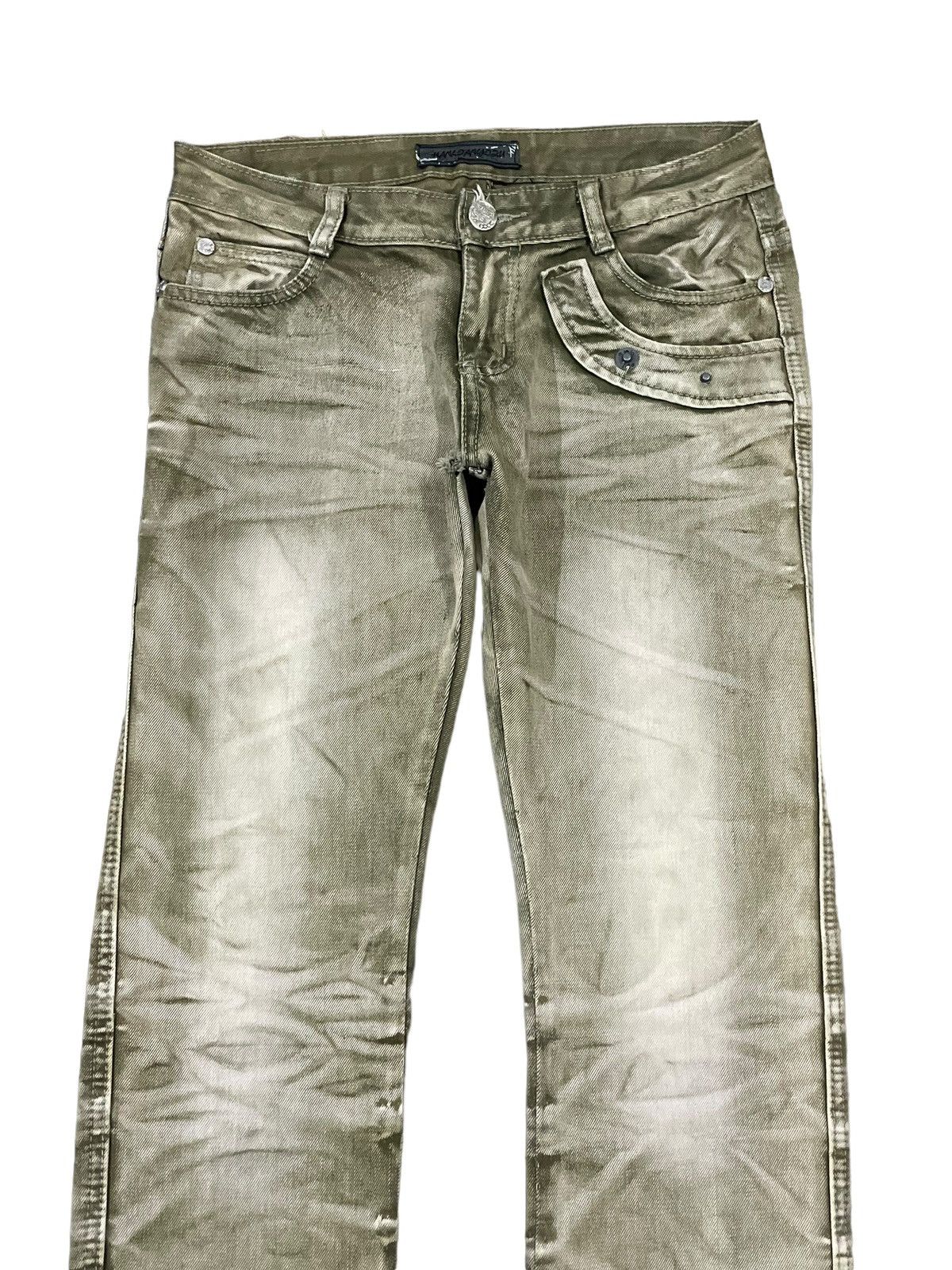 Japanese Brand Vintage Japanese Brand Streetstyle Mossy Wash Slim Jeans Size 30" / US 8 / IT 44 - 2 Thumbnail