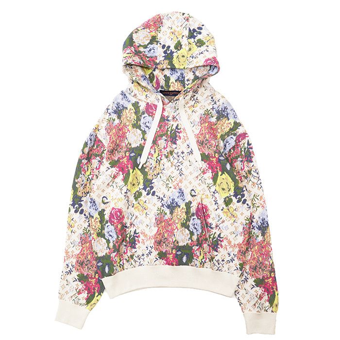 Louis Vuitton Louis Vuitton Louis Vuitton Monogram Flower Jacquard Hoodie Textile Sweatshirts & Hoodies DUTY FREE for USA Size ONE SIZE - 1 Thumbnail