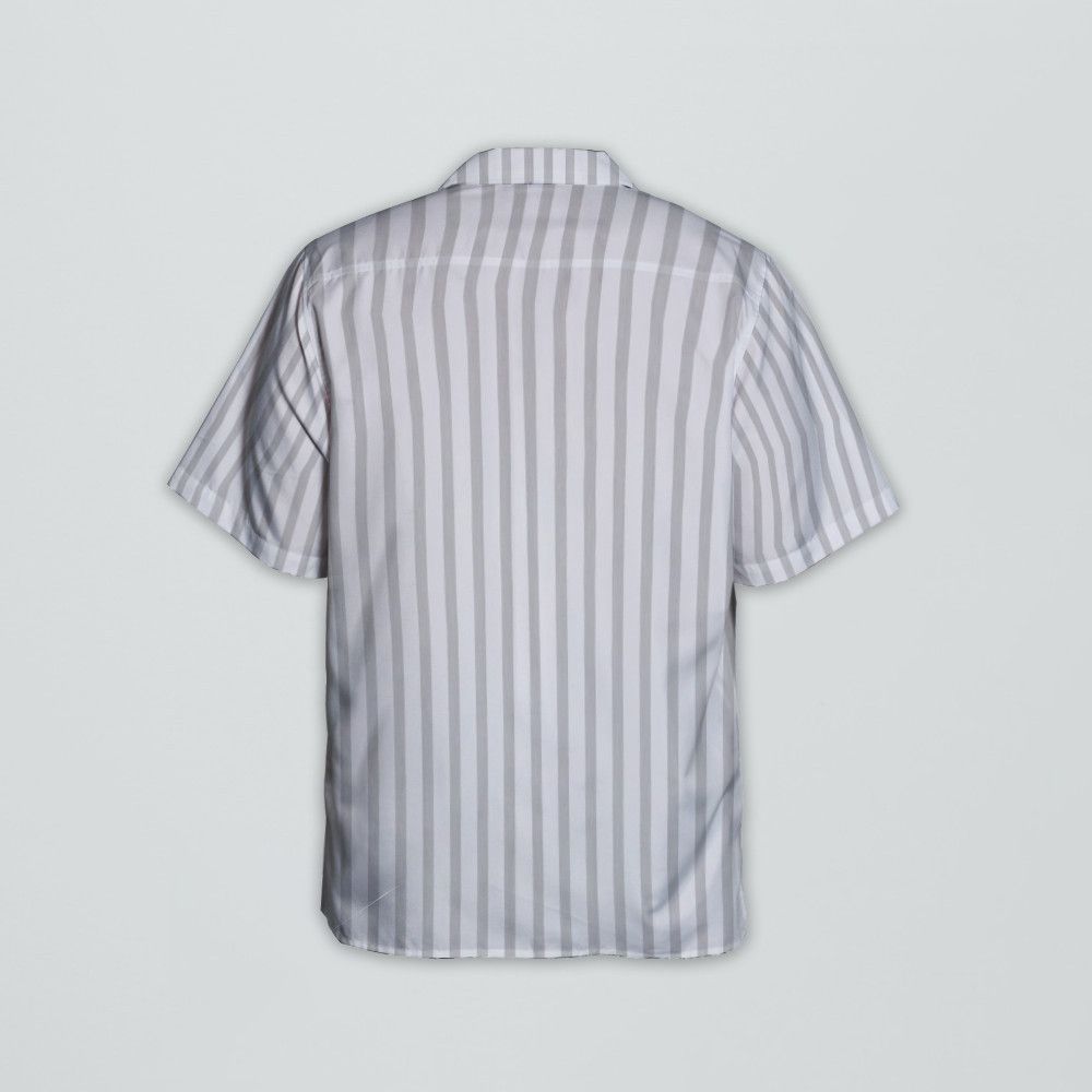 Designer Striped Cotton Shirt – Timeless Pattern, Everyday Comfort Size US L / EU 52-54 / 3 - 4 Thumbnail