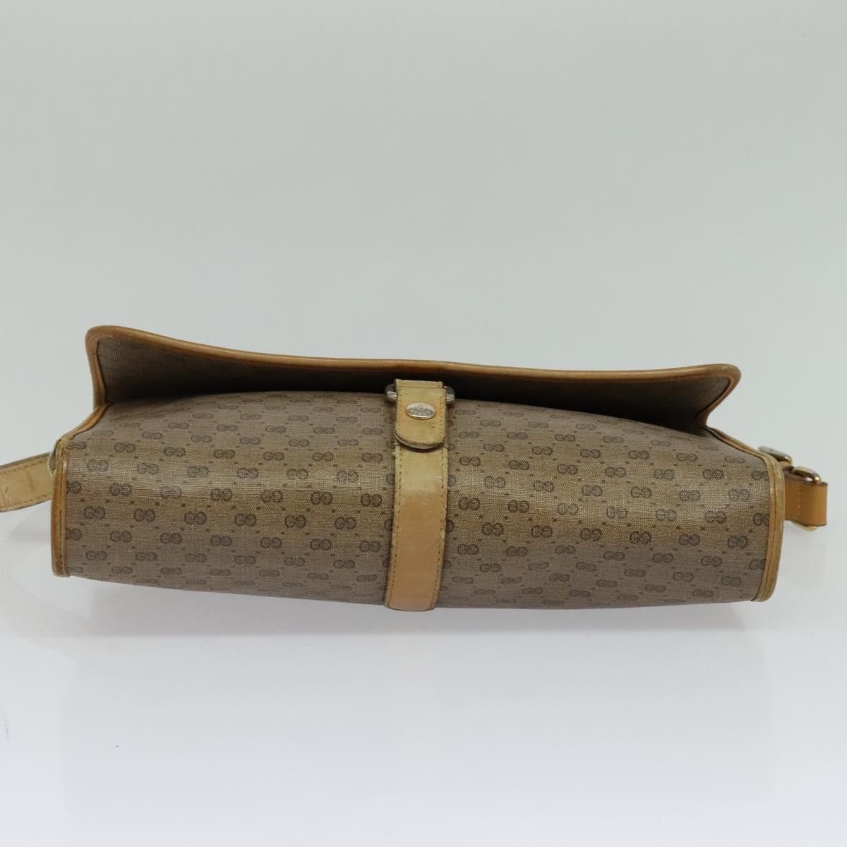 Gucci GUCCI Micro GG Supreme Shoulder Bag Pvc Beige Gold 001 115 Size ONE SIZE - 9 Thumbnail