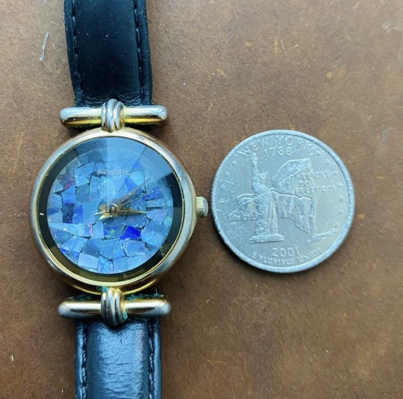 Fossil 1994 FOSSIL SHATTERED ABALONE FOSSIL WATCH PC-7327 Size ONE SIZE - 6 Thumbnail