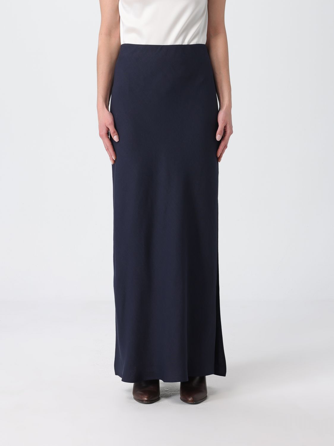 Brunello Cucinelli Brunello Cucinelli Skirt Woman Blue Size 27" / US 4 / IT 40 - 1 Thumbnail