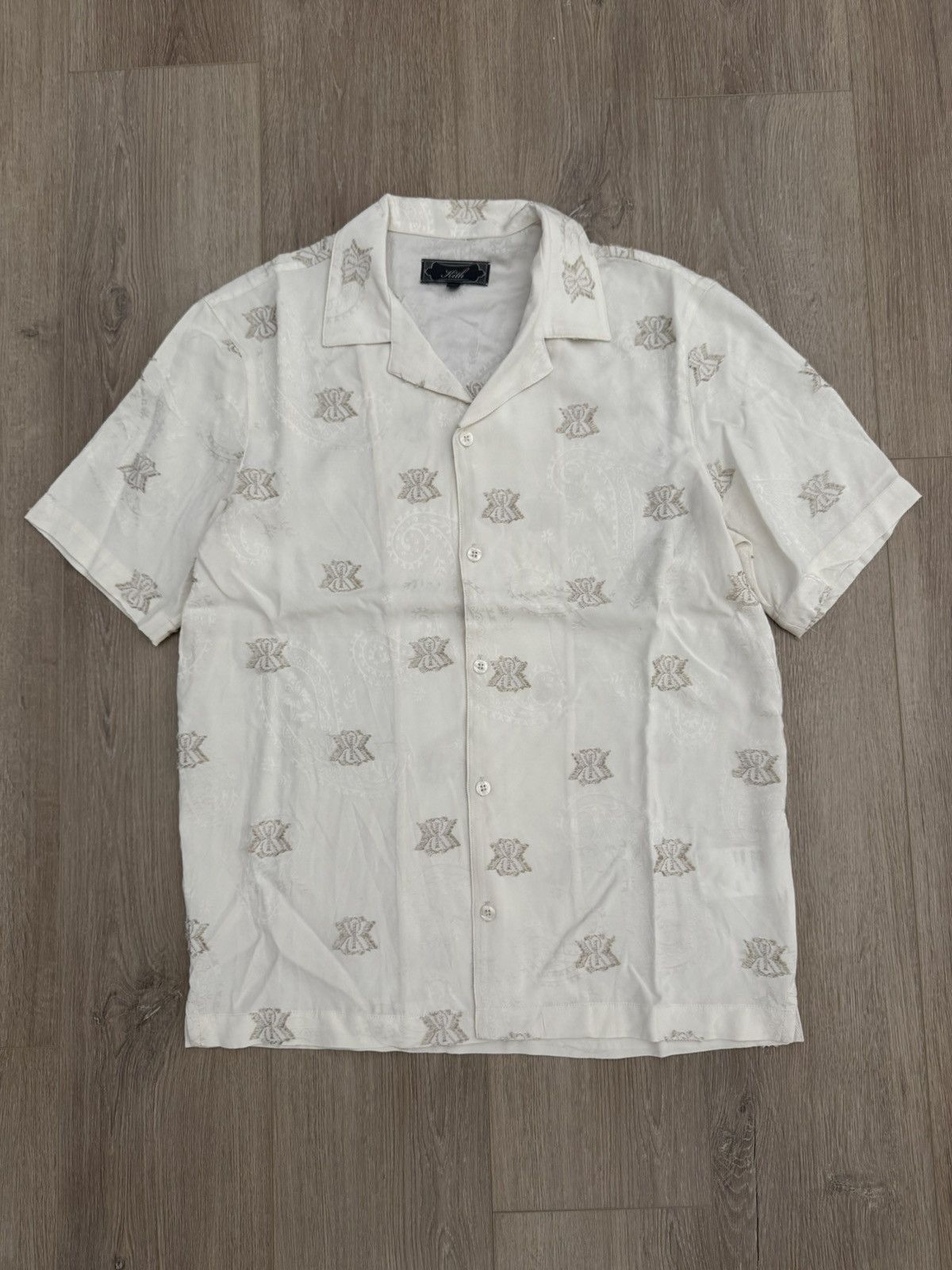 Kith Kith S/S 2025 Thompson Camp Collar Embroidered Pattern Shirt Size US S / EU 44-46 / 1 - 1 Thumbnail