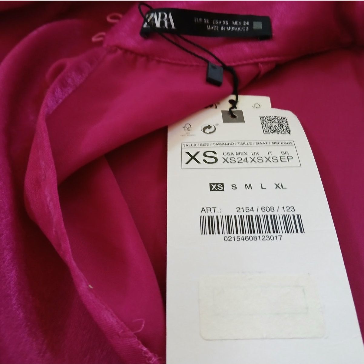 Zara Zara Satin Effect Mock Neck Dress Size: XS - NWT Size XS / US 0-2 / IT 36-38 - 3 Thumbnail