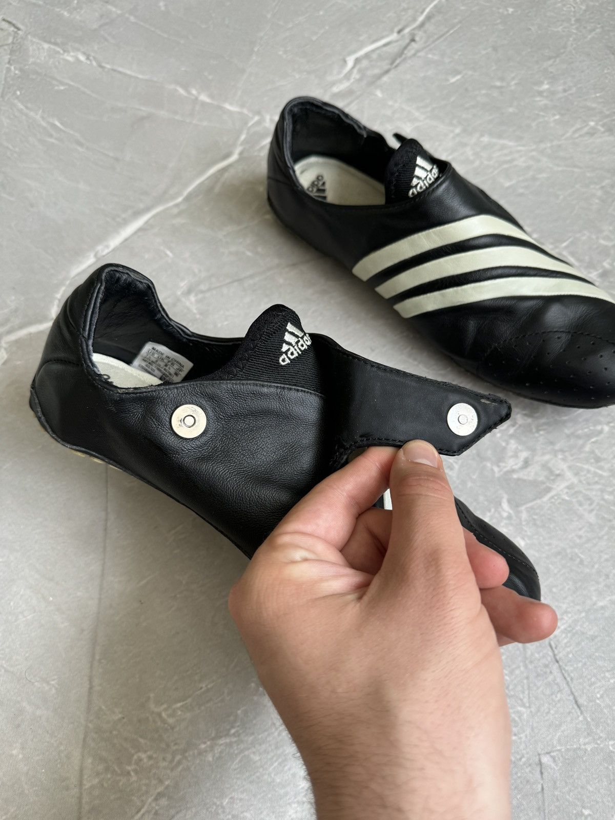 Adidas Vintage 00s Adidas Yoga Vario Leather Slip On Sneakers Y-3 Size US 7.5 / IT 37.5 - 17 Thumbnail