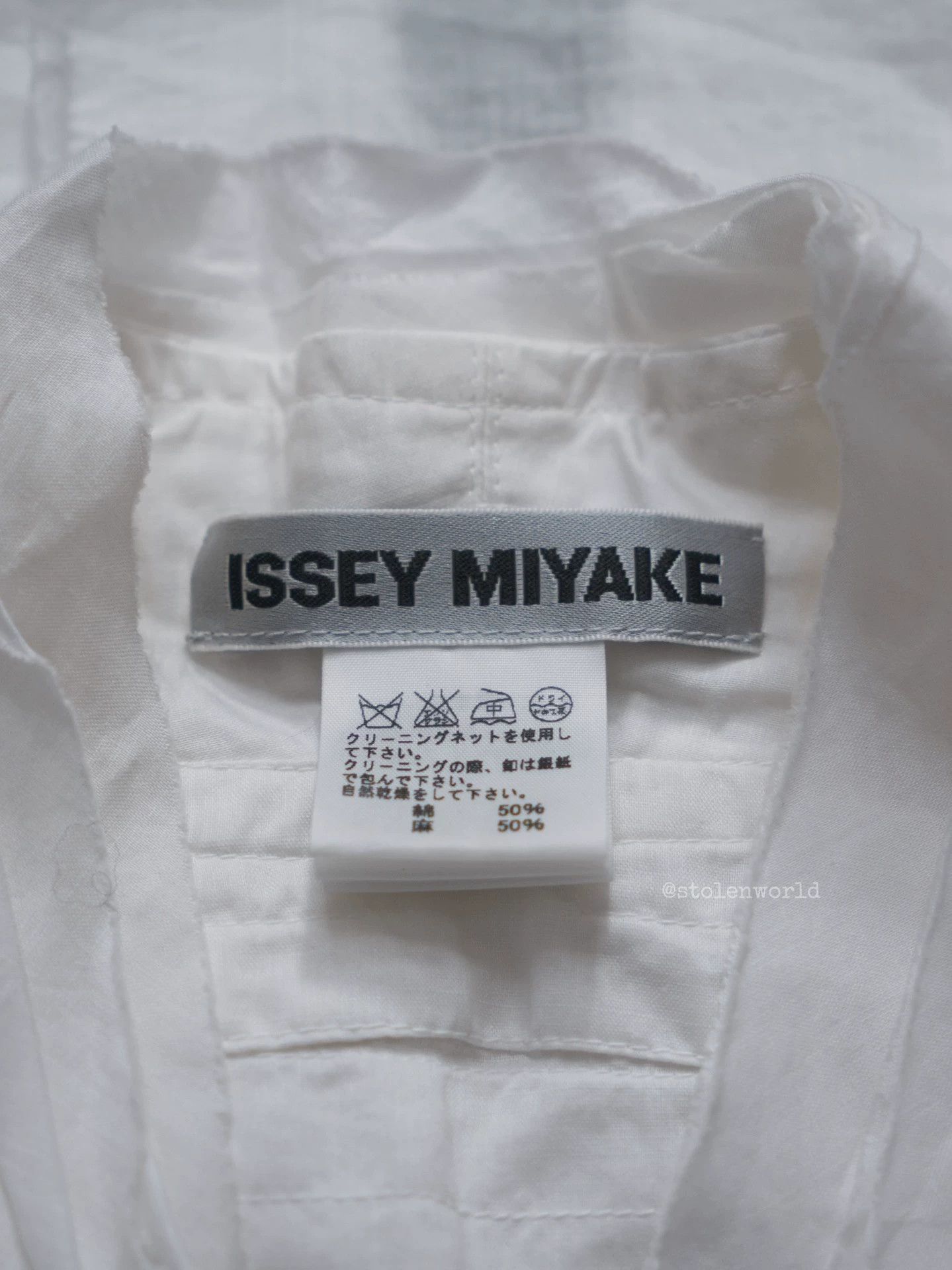 Issey Miyake Issey Miyake Cotton-Linen Patchwork Lightweight Top Size 2 Size XS / US 0-2 / IT 36-38 - 9 Thumbnail