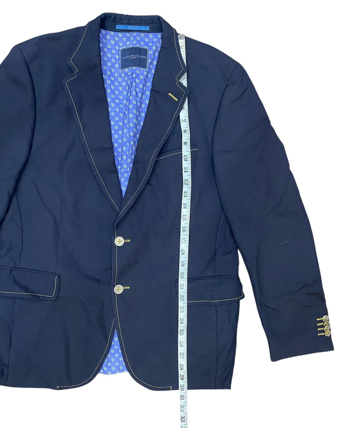 Tommy Hilfiger Rare TOMMY HILFIGER Men’s Blazer Black Size 40L - 20 Thumbnail