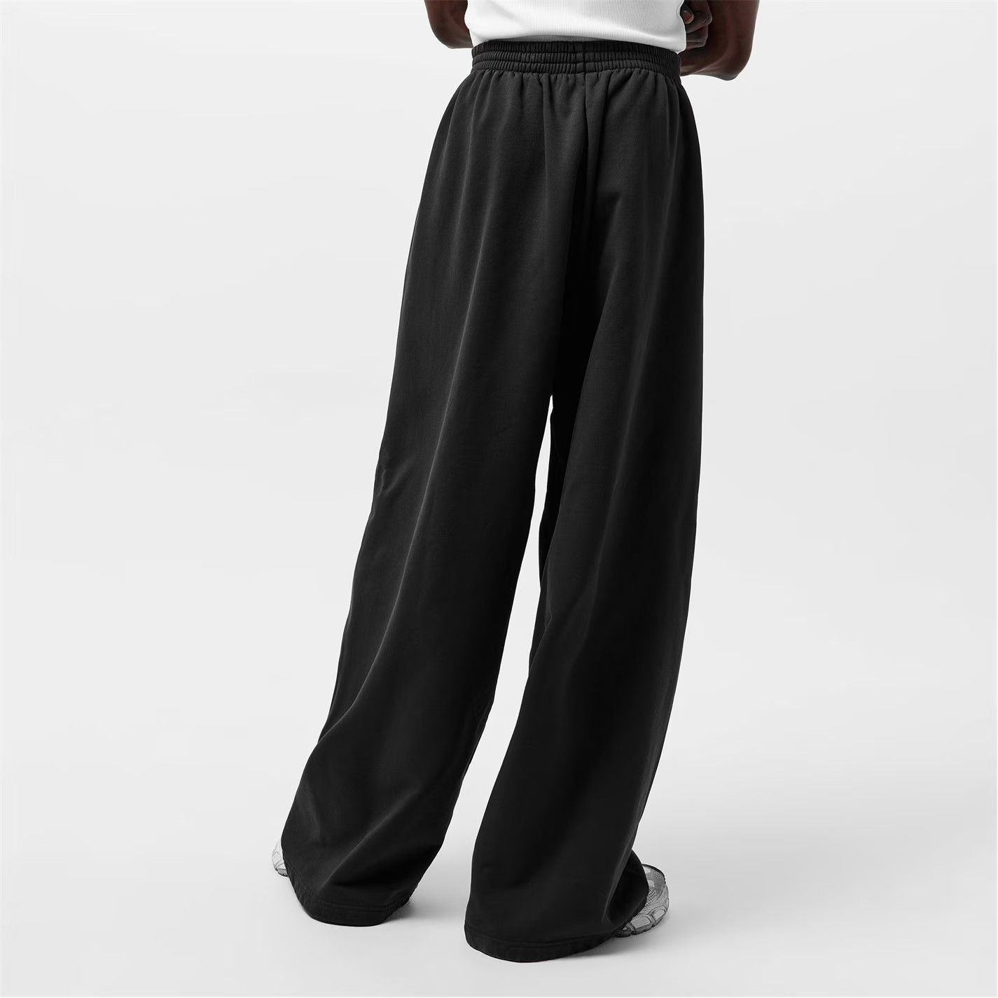 Balenciaga × Under Armour o1g2r1mq0226 Wide Leg Jogging Pants In Black Size US 34 / EU 50 - 4 Thumbnail