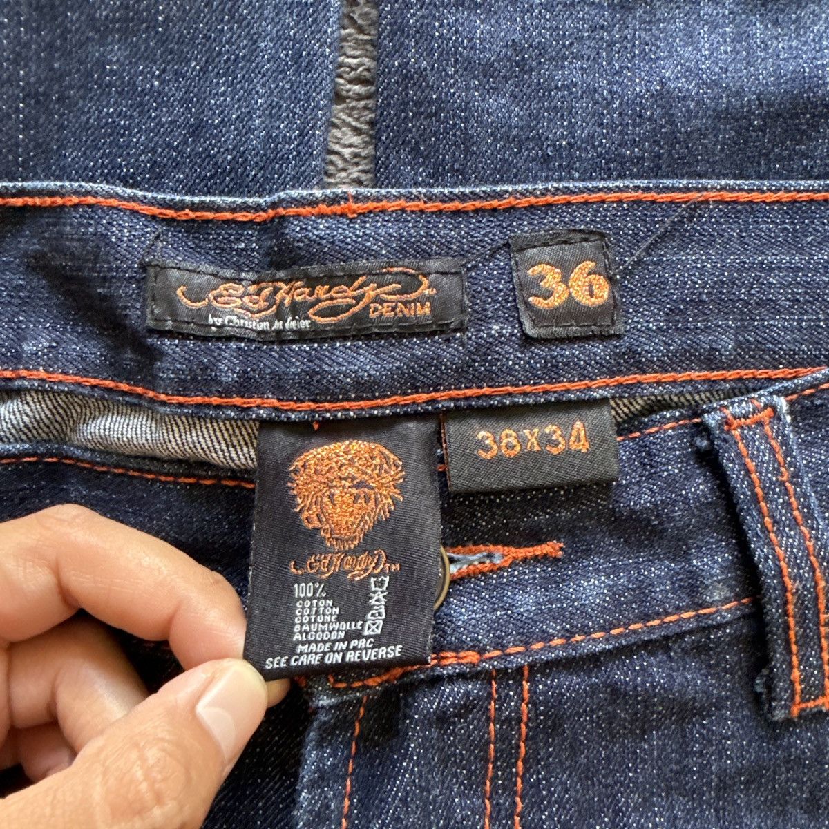 Ed Hardy EdHardy Denim Jeans Size US 36 / EU 52 - 4 Thumbnail