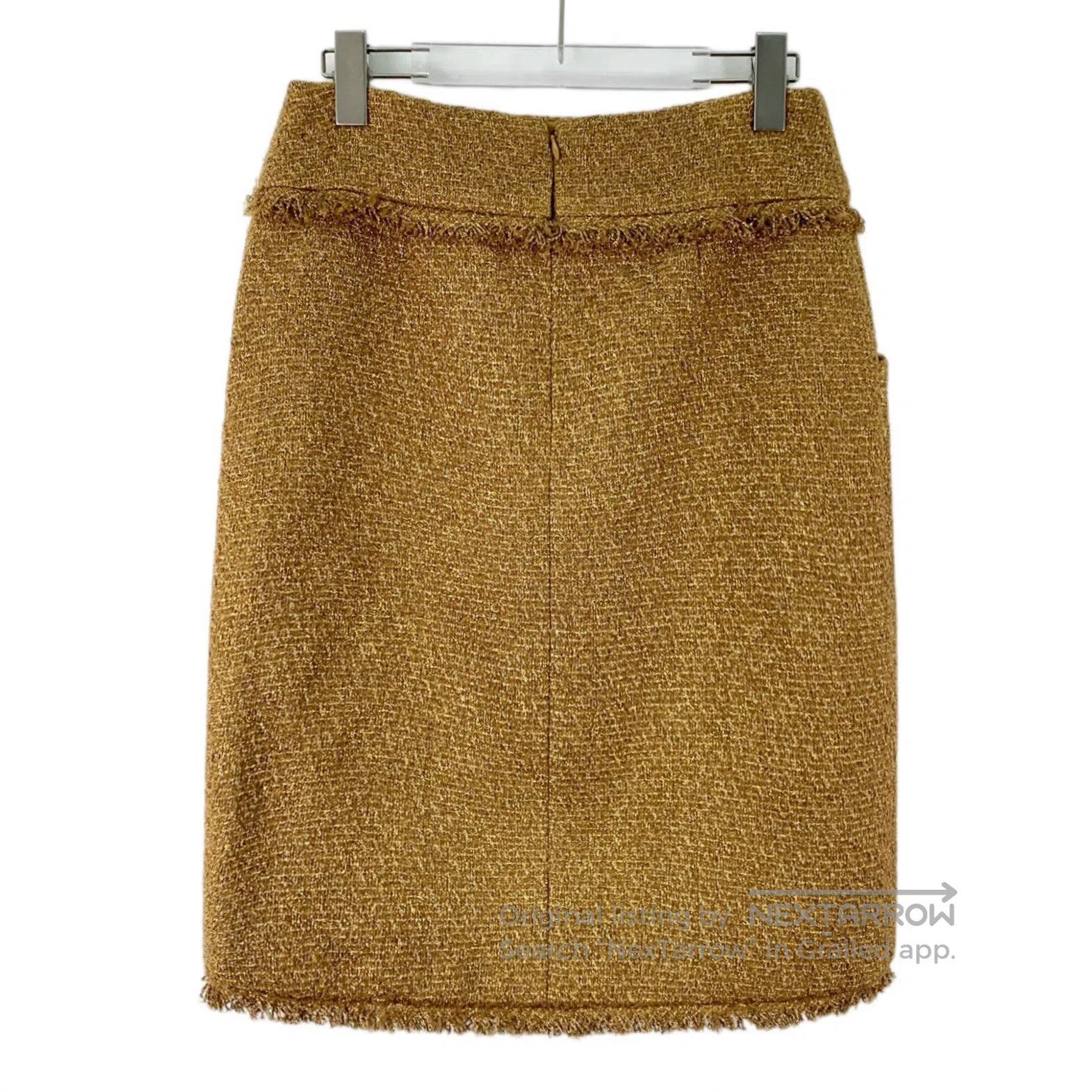 Chanel Chanel Color Woven Tweed Fringe Design Casual Skirt| Size 37" - 2 Thumbnail