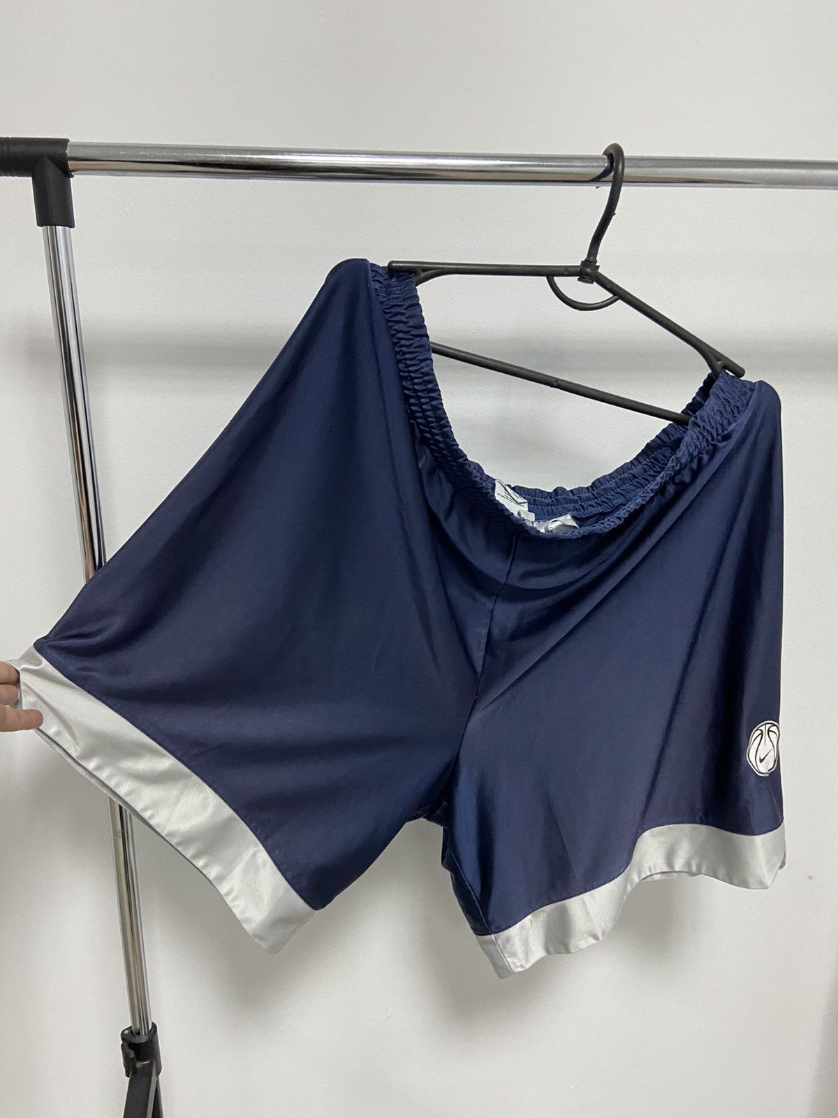 Nike × Vintage Nike Team Shorts Vintage Small Logo Style Y2K Basketball Size US 36 / EU 52 - 2 Thumbnail
