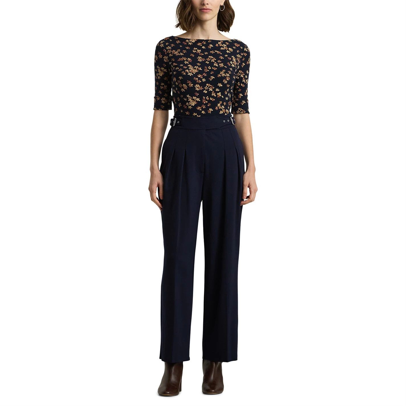 Lauren Ralph Lauren o1g2r1mq1025 Judy T-Shirt in Multicolor Size M / US 6-8 / IT 42-44 - 2 Thumbnail
