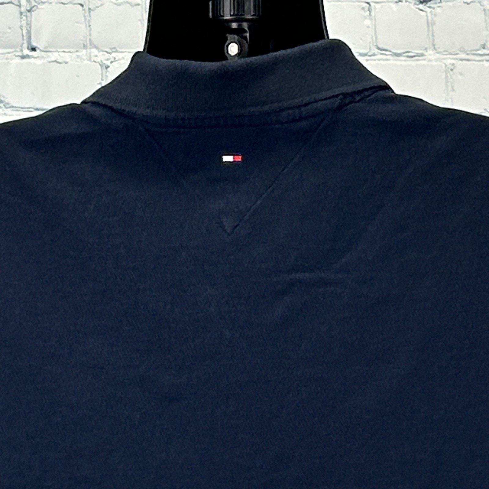 Tommy Hilfiger Tommy Hilfiger Polo Shirt Blue Colorblock XL X-Large Size US XL / EU 56 / 4 - 5 Thumbnail