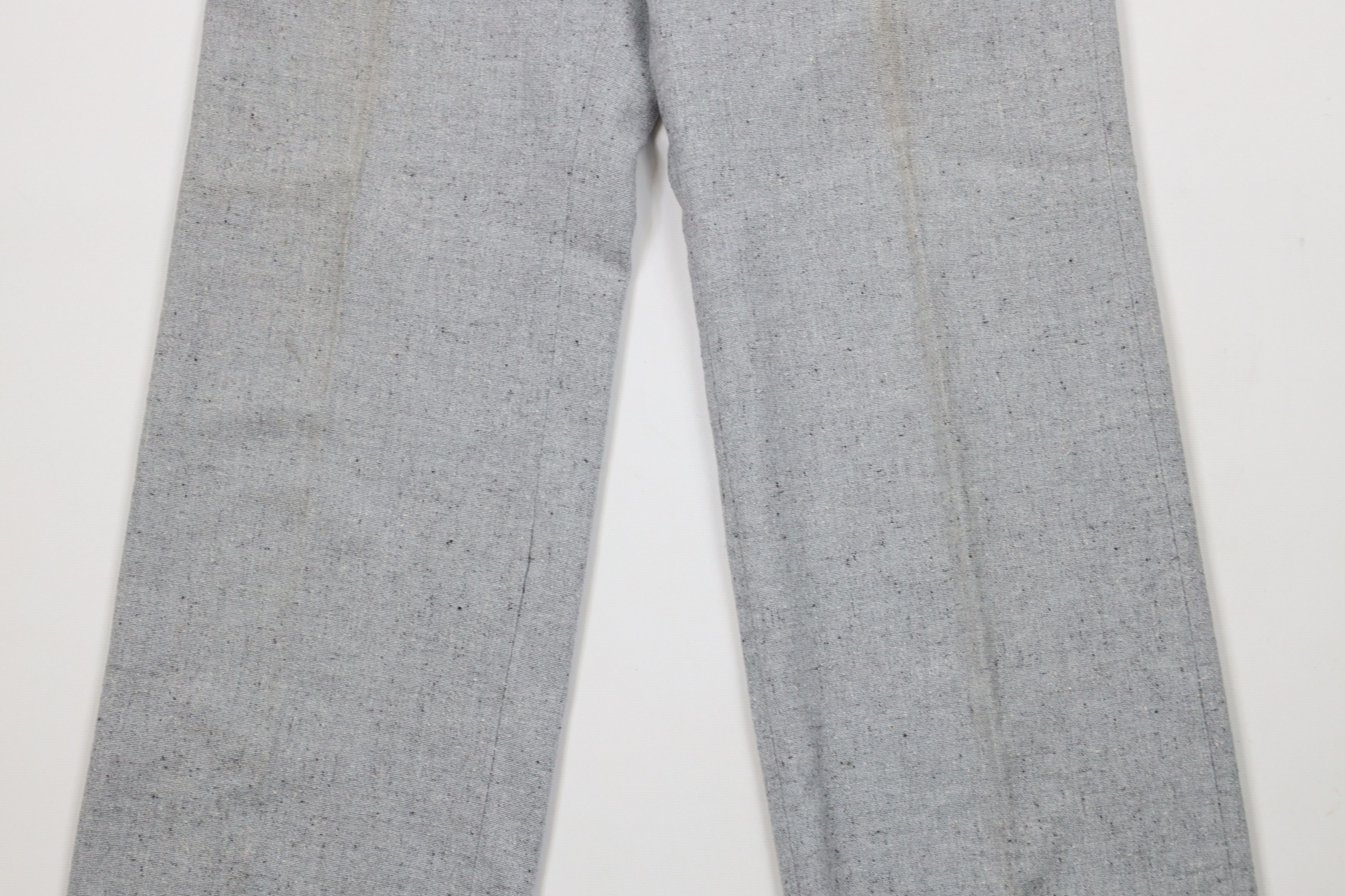 Vintage Vintage 60s 70s Rockabilly Tweed Wide Leg Chino Pants USA Size US 28 / EU 44 - 3 Thumbnail