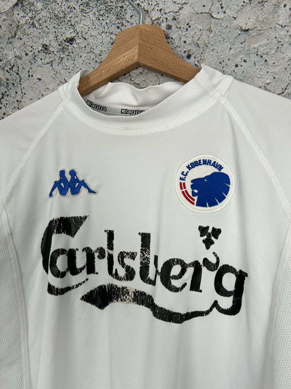 Kappa Vintage FC Copenhagen Kappa Soccer Jersey Football Sport Size US L / EU 52-54 / 3 - 3 Thumbnail