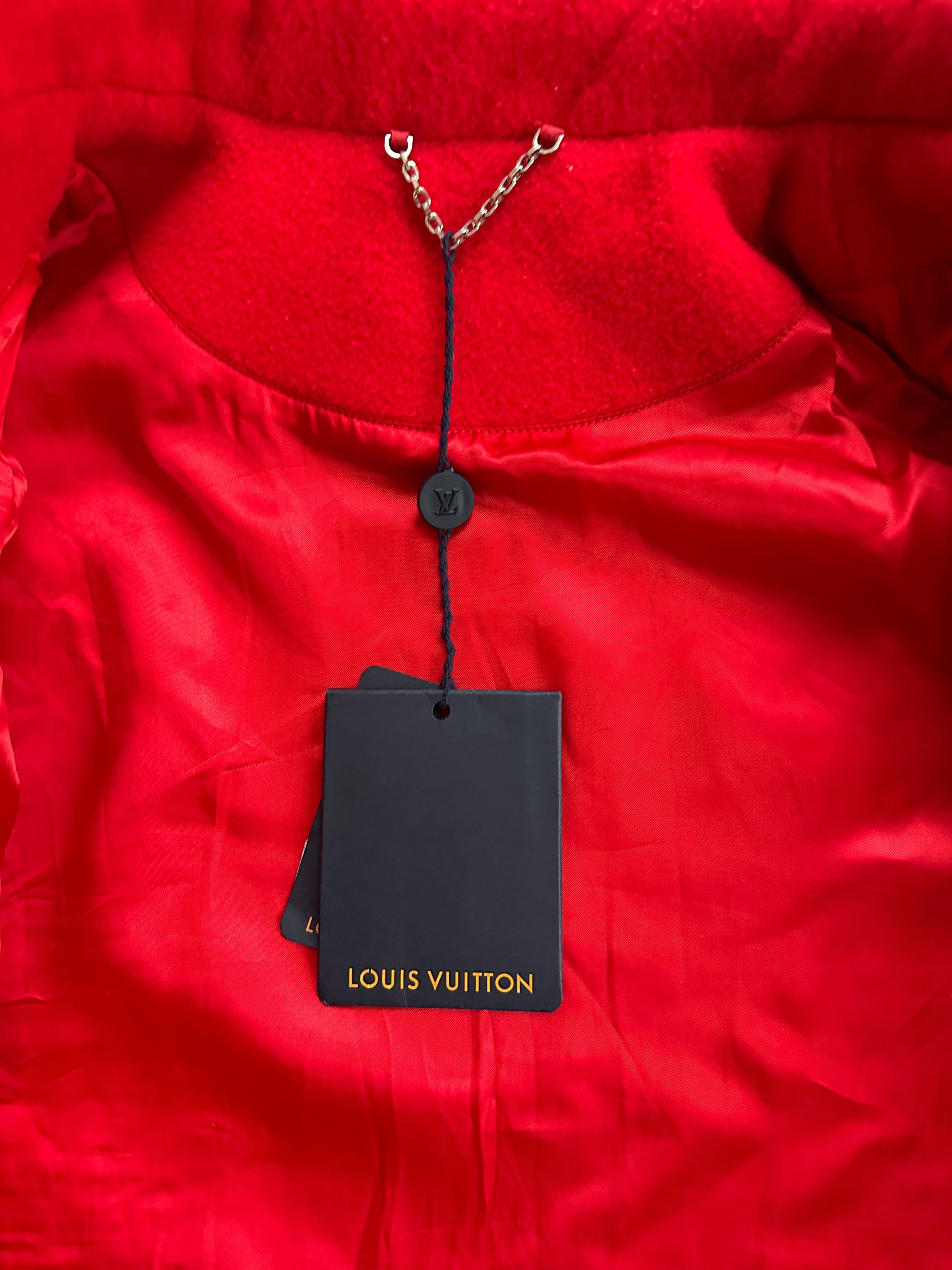 Louis Vuitton Louis Vuitton Yayoi Kusama Red & White Varsity Jacket Size US XXL / EU 58 / 5 - 6 Thumbnail