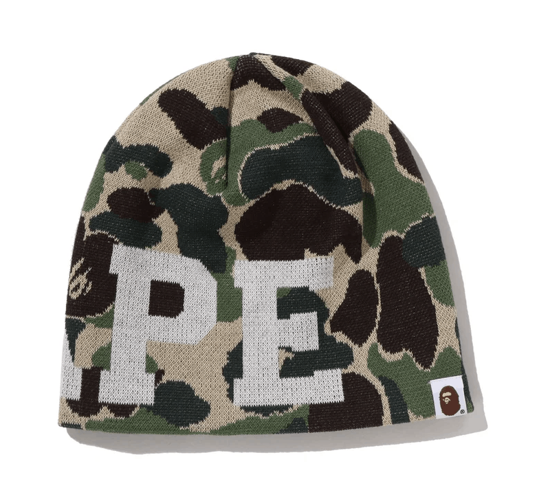 Bape Bape ABC CAMO KNIT CAP Beanie ape Size ONE SIZE - 2 Thumbnail