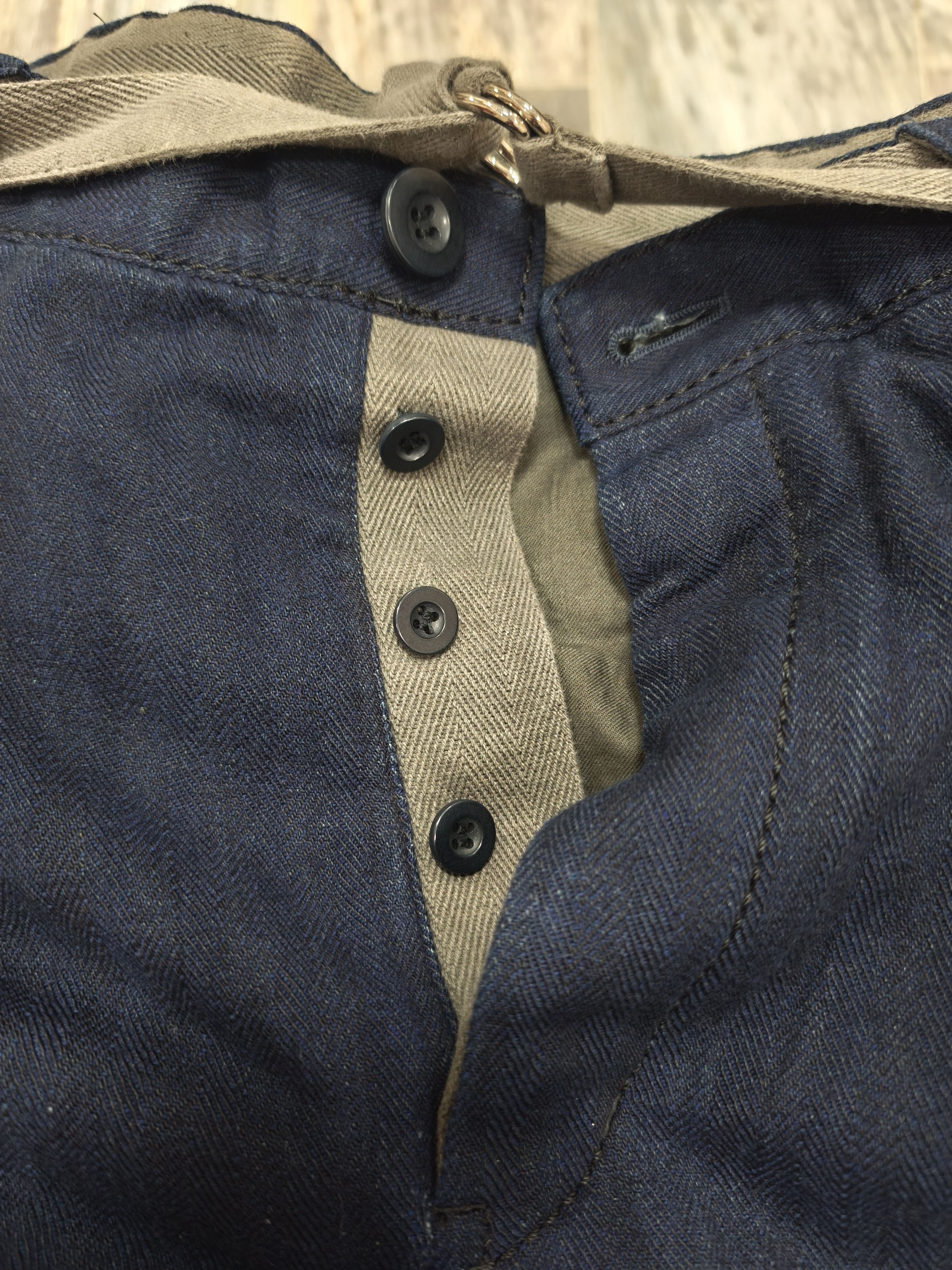 Sacai Sacai Drop crotch Jorts with Belt Size US 34 / EU 50 - 9 Thumbnail