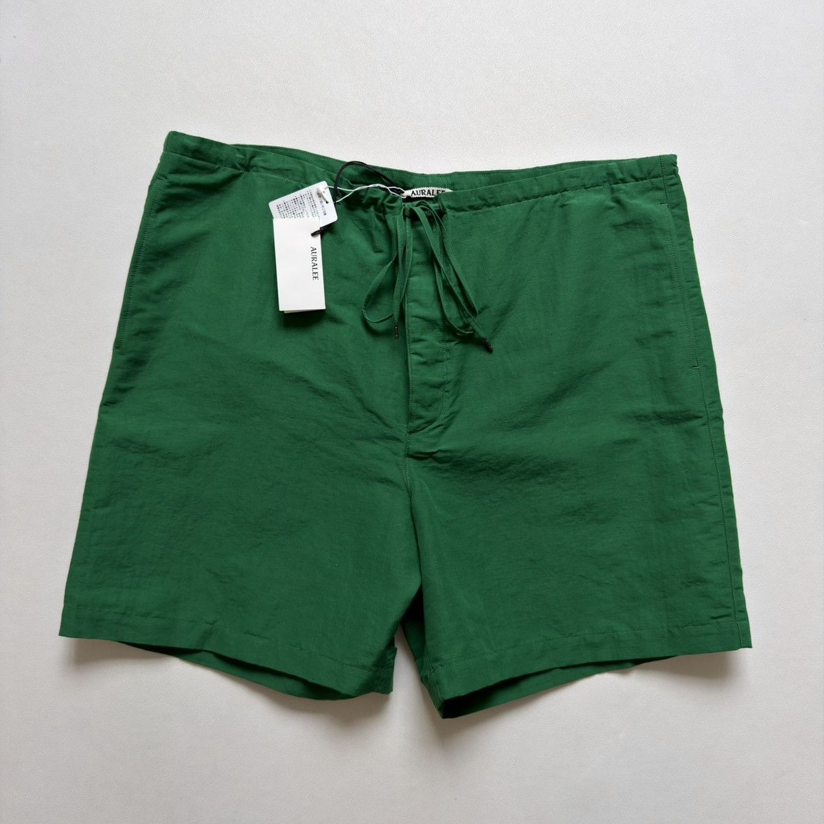 Auralee Green ‘Finx’ Linen Easy Shorts Shorts Size US 36 / EU 52 - 11 Thumbnail