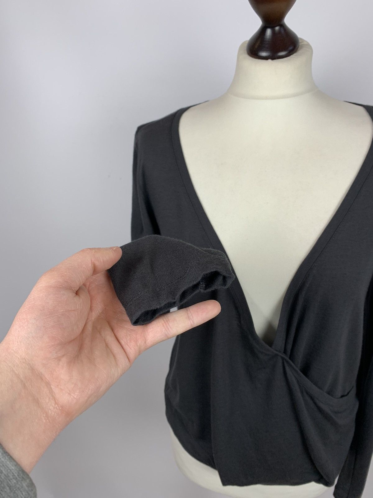 Allsaints Alllsaints Kerin LS Top Wrap Effect Long Sleeve Tee Ladies Size M / US 6-8 / IT 42-44 - 6 Thumbnail