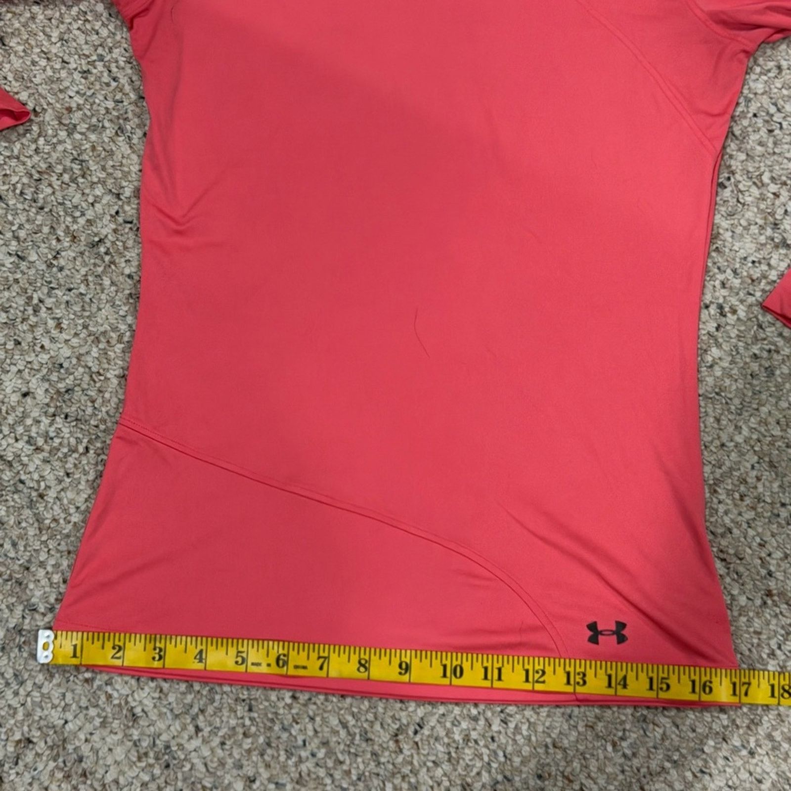 Under Armour Under Armour UA HeatGear Fitted Running Hoodie Pink Sz MD Size M / US 6-8 / IT 42-44 - 4 Thumbnail