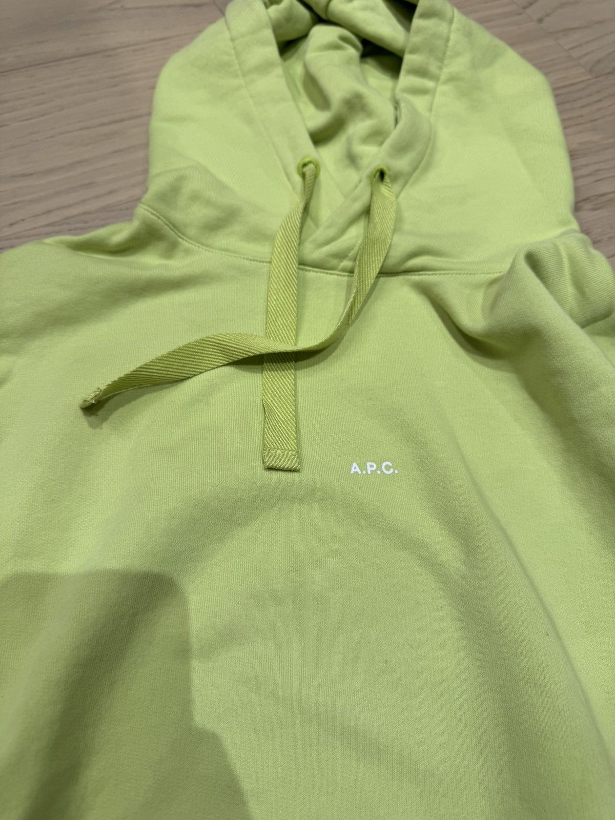 A.P.C. Larry Logo Cotton Hoodie