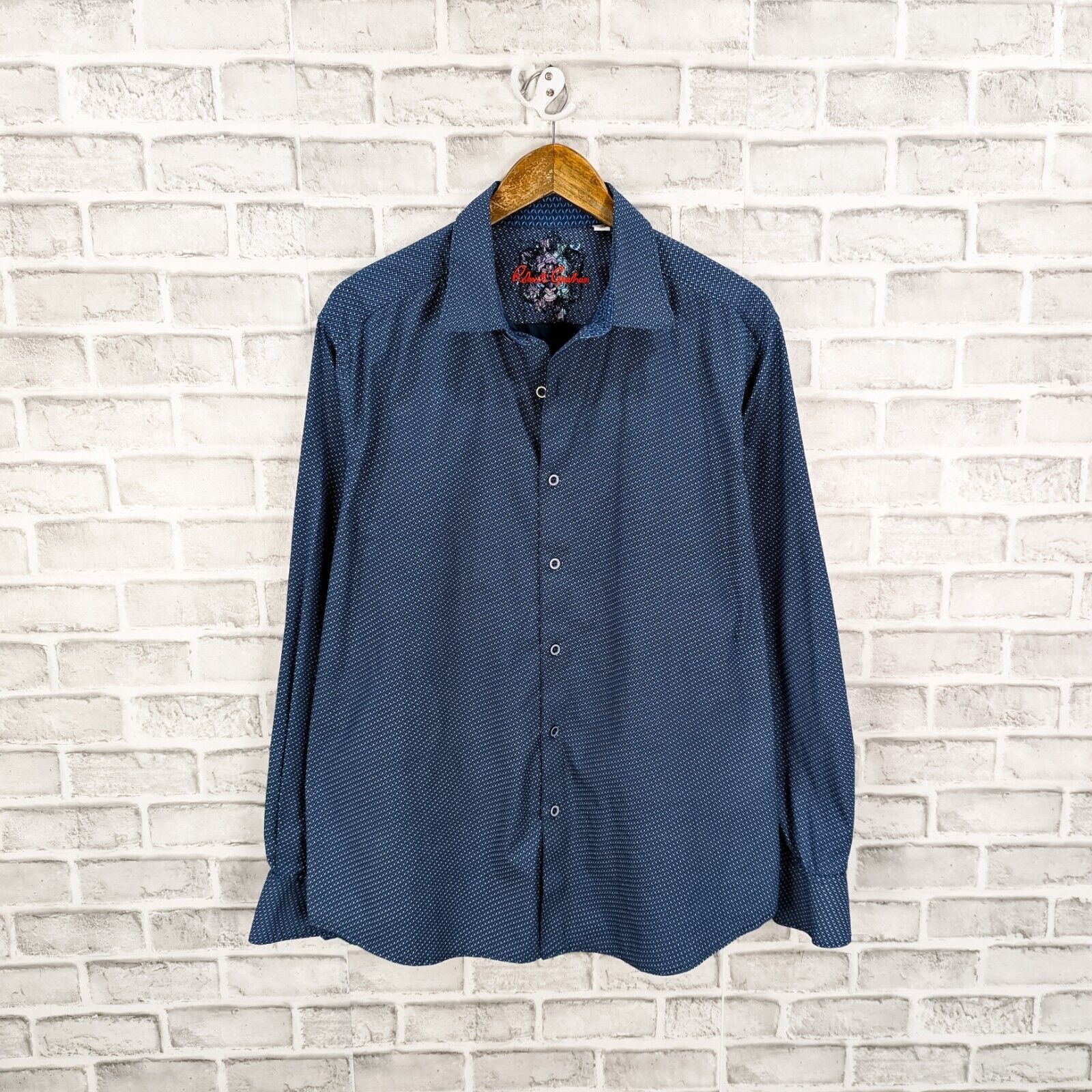 Robert Graham Robert Graham Classic Fit 2XL Button up Shirt blue geo Size US XXL / EU 58 / 5 - 1 Thumbnail