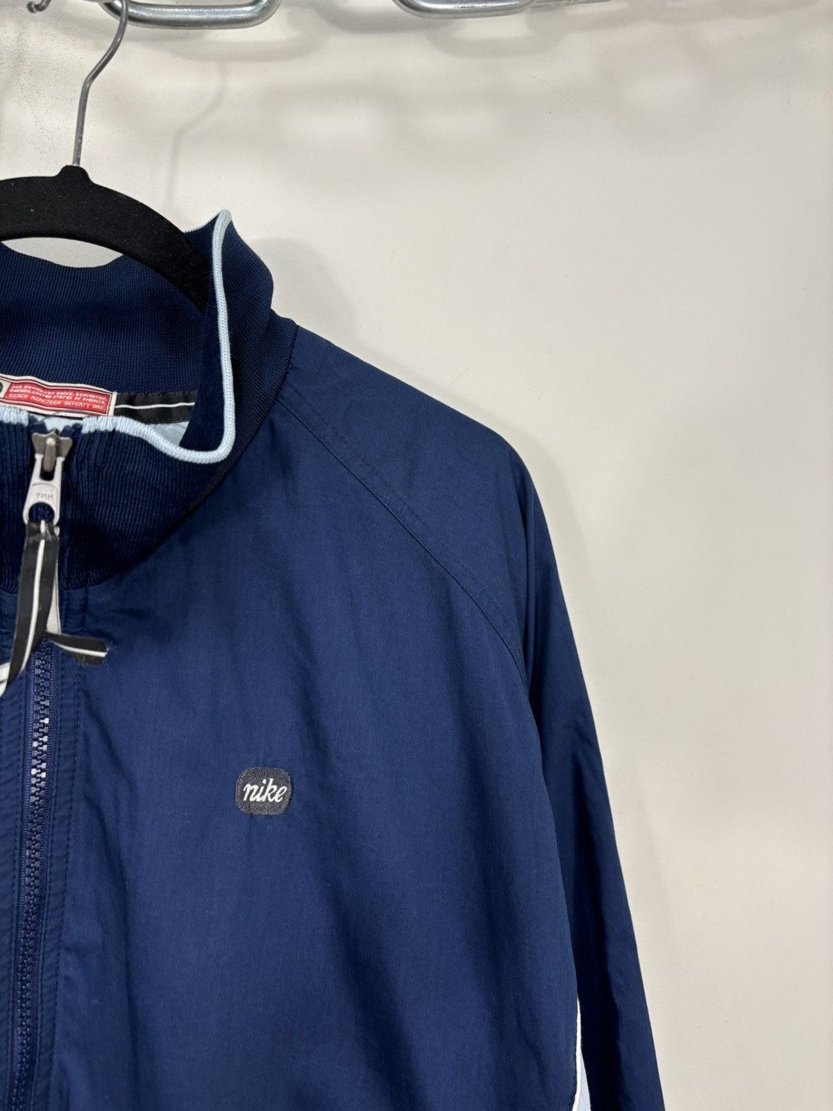 Nike Vintage Nike Y2K Retro Hip Hop Hype Navy Blue Track Jacket Size US XL / EU 56 / 4 - 5 Thumbnail