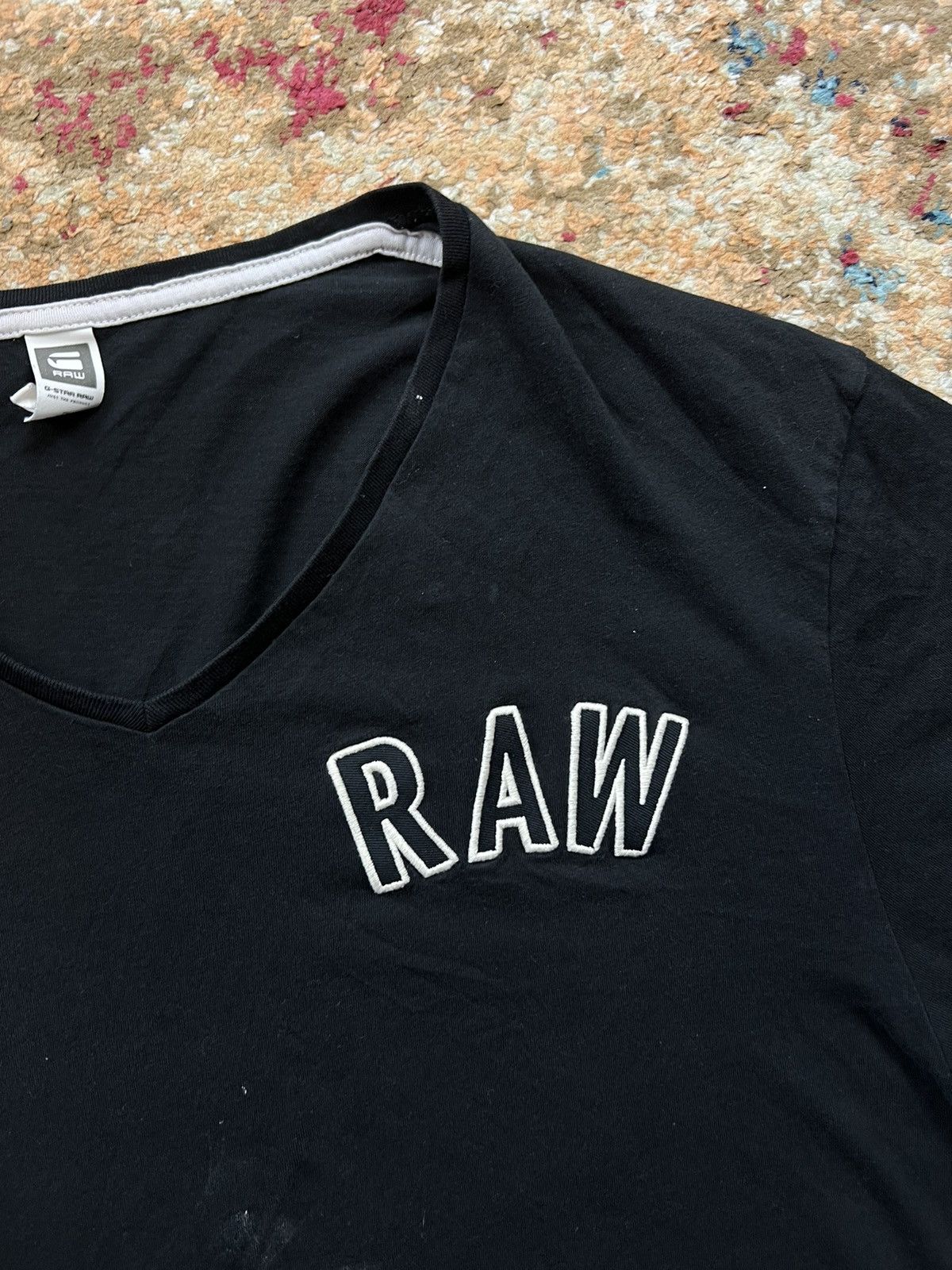 G-Star × Vintage 🎱90’s G STAR RAW Y2K RETRO TEE Size US XL / EU 56 / 4 - 2 Thumbnail