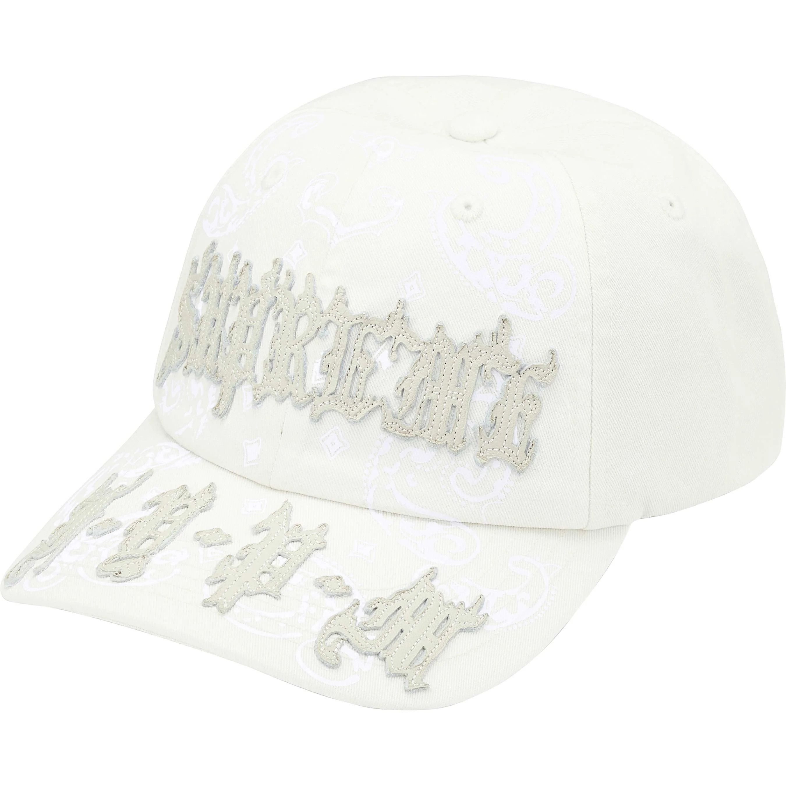 f*n様 Supreme Leather Applique 6-Panel Supreme Leather Applique 6-Panel Red - SS25 - US