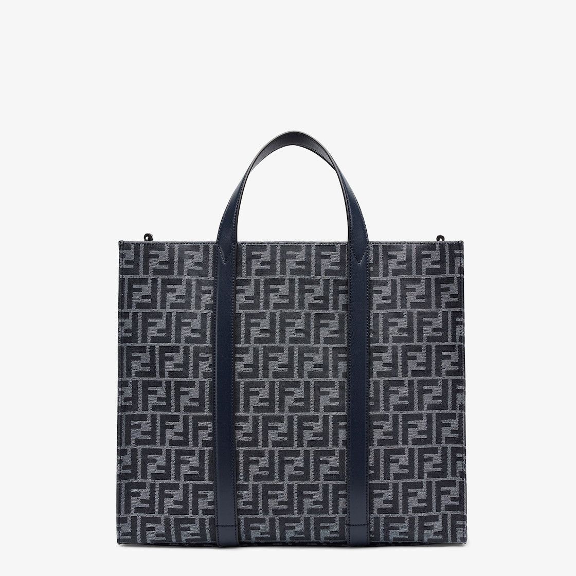 Fendi o1s1wg111125 Size: OS/ FF Jacquard Shopper in Black Size ONE SIZE - 1 Thumbnail